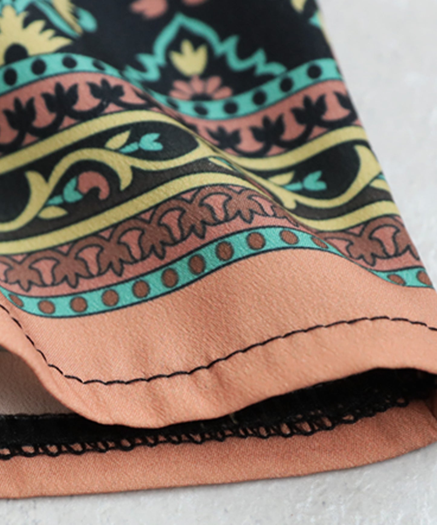 Ethnic Print Long Skirt Ladies