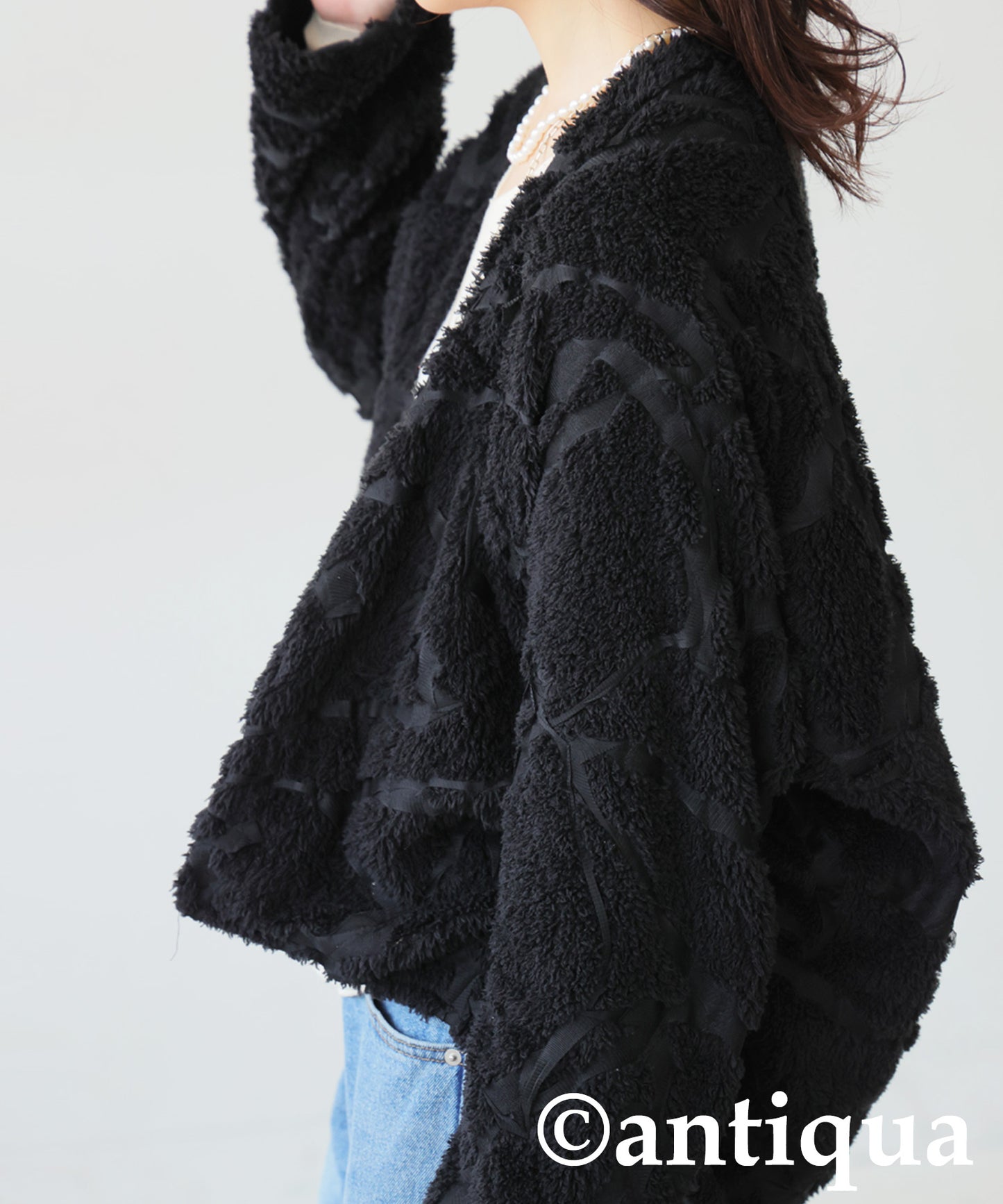 Faux Fur Cardigan Ladies