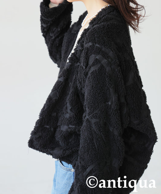 Faux Fur Cardigan Ladies
