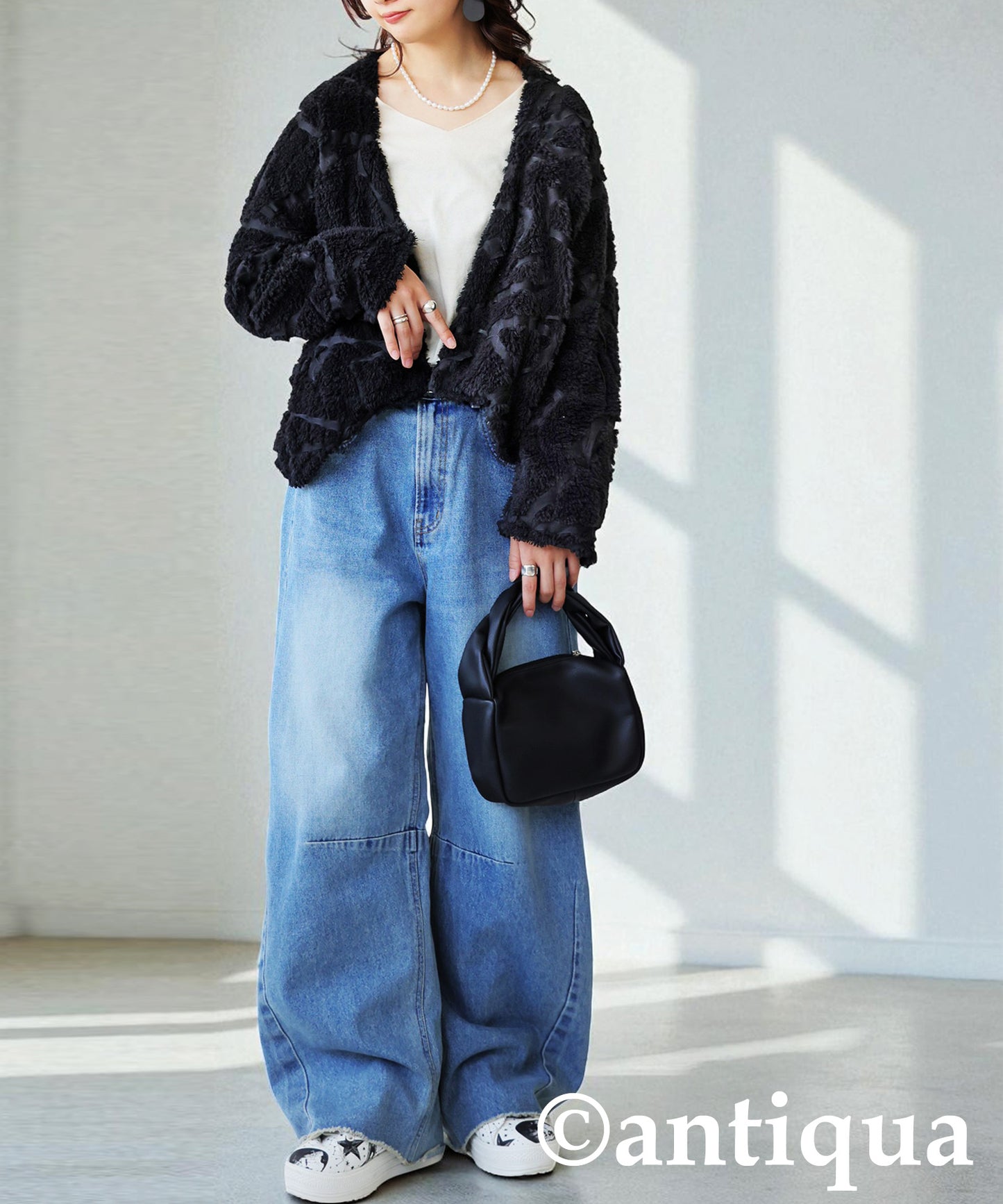 Faux Fur Cardigan Ladies