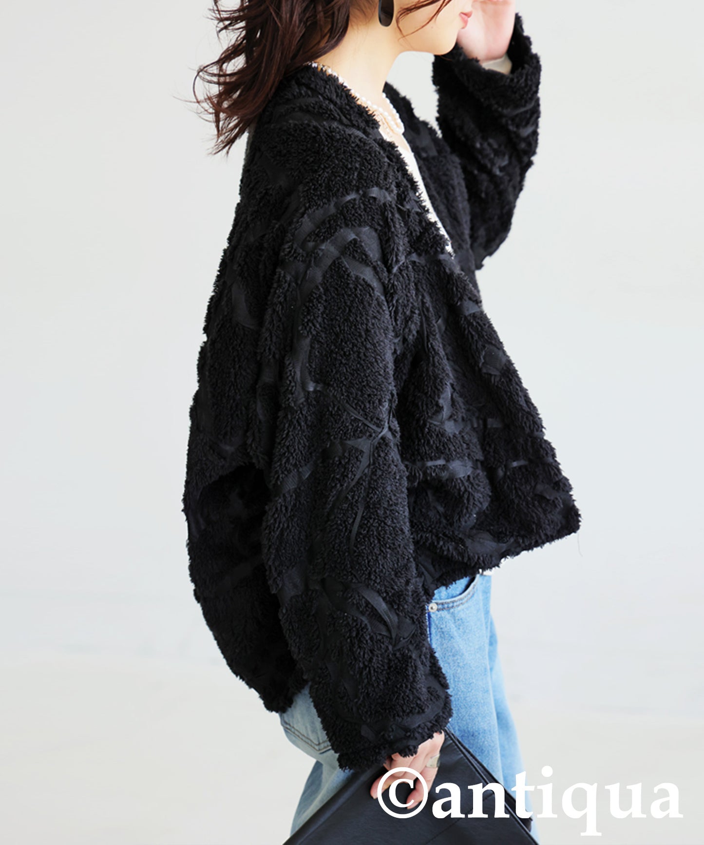 Faux Fur Cardigan Ladies