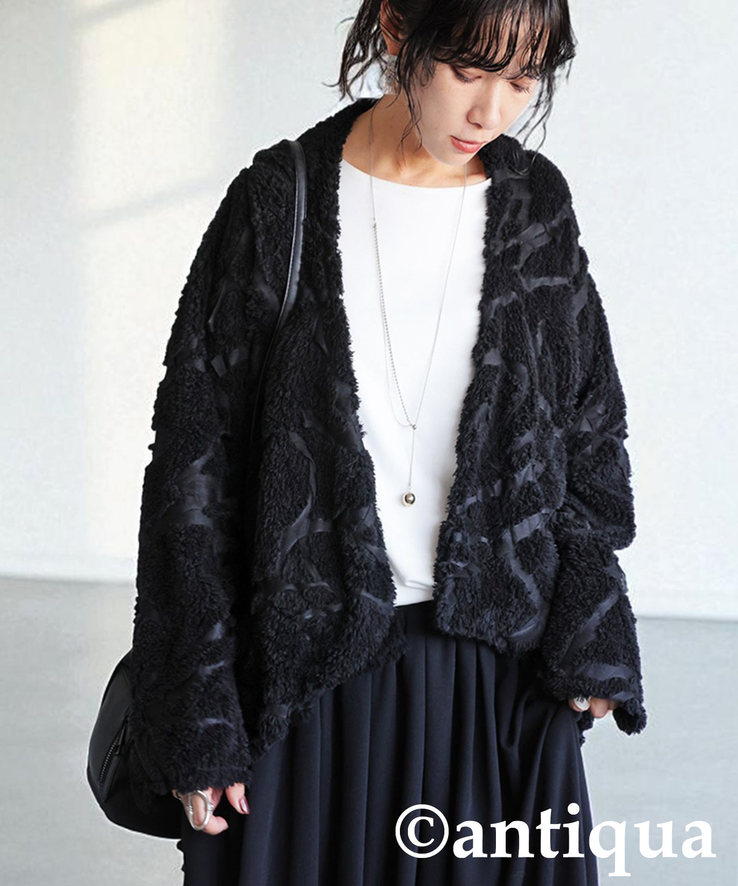 Faux Fur Cardigan Ladies