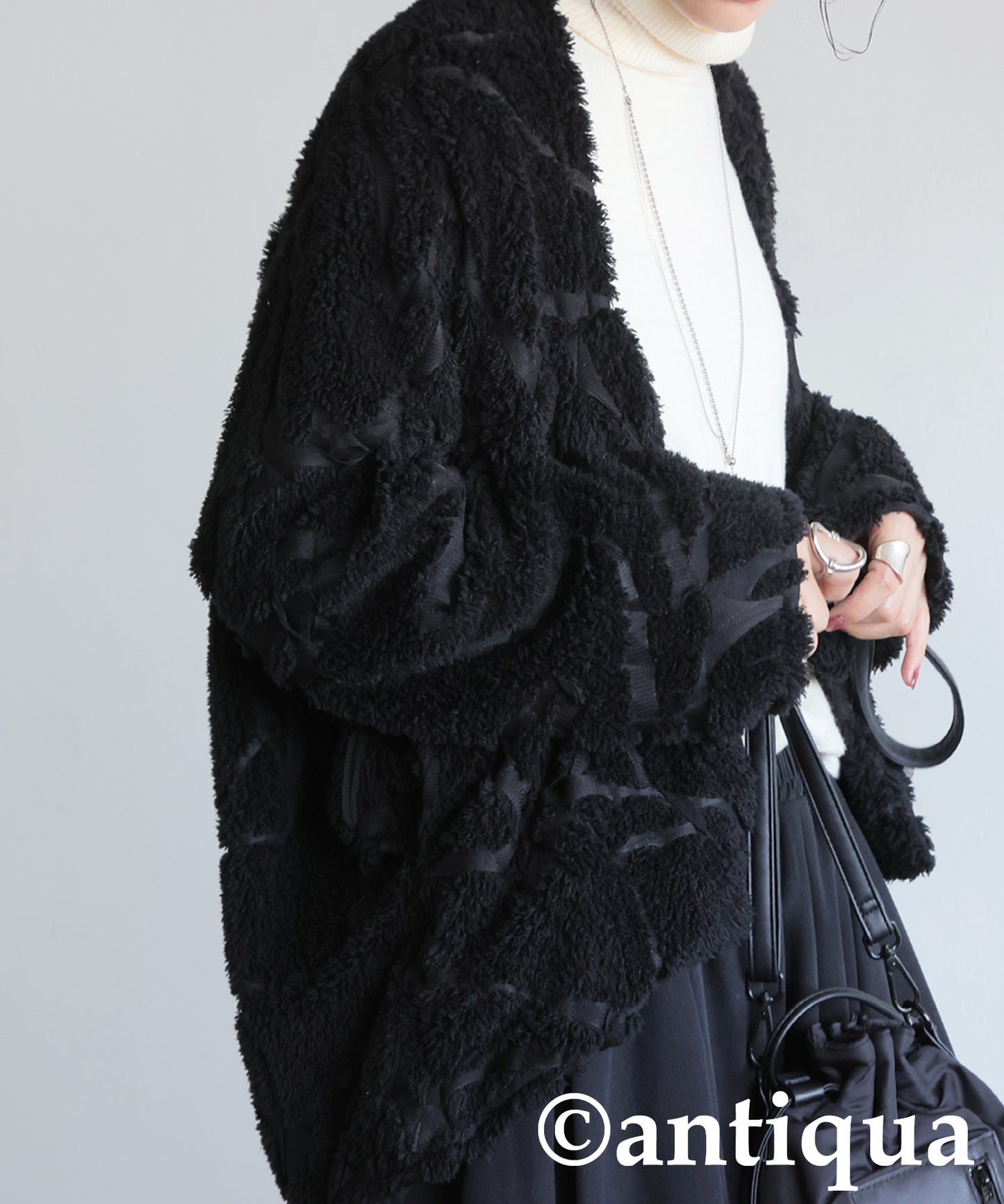 Faux Fur Cardigan Ladies