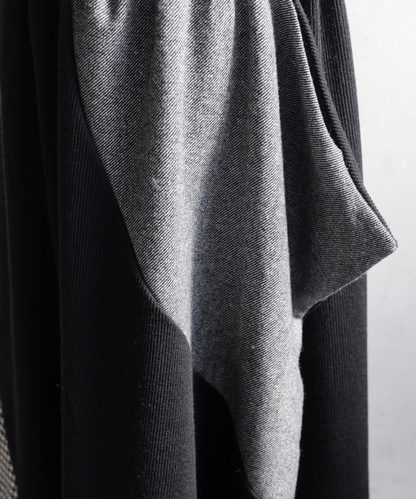 Design Skirt With Different Material Switching Ladies