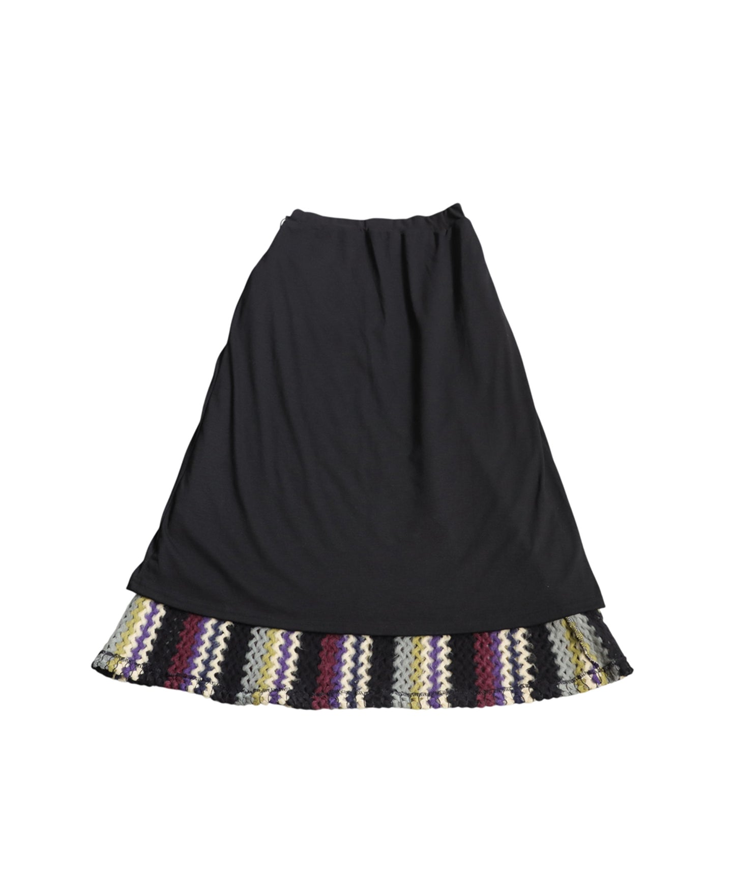 Striped Mixed Pattern Skirt Ladies