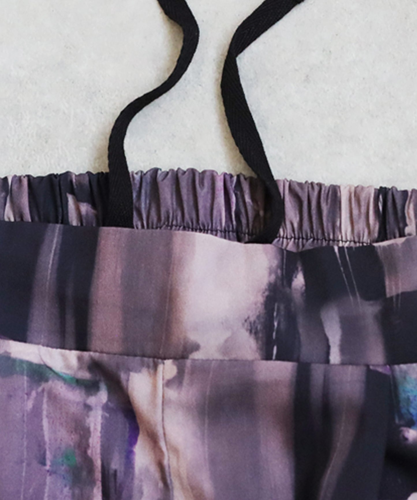 Ladies Art Print Wide Pants