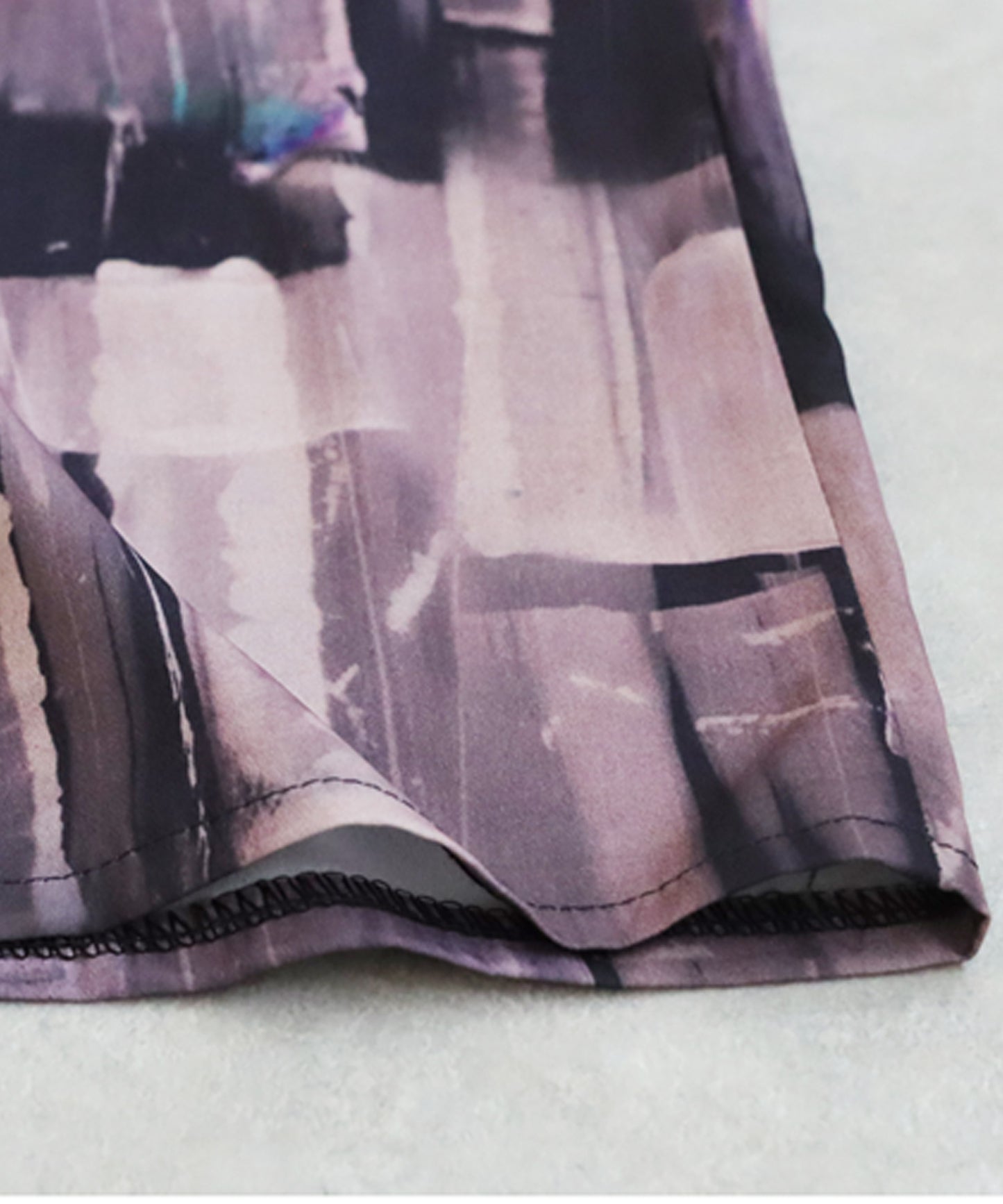 Ladies Art Print Wide Pants