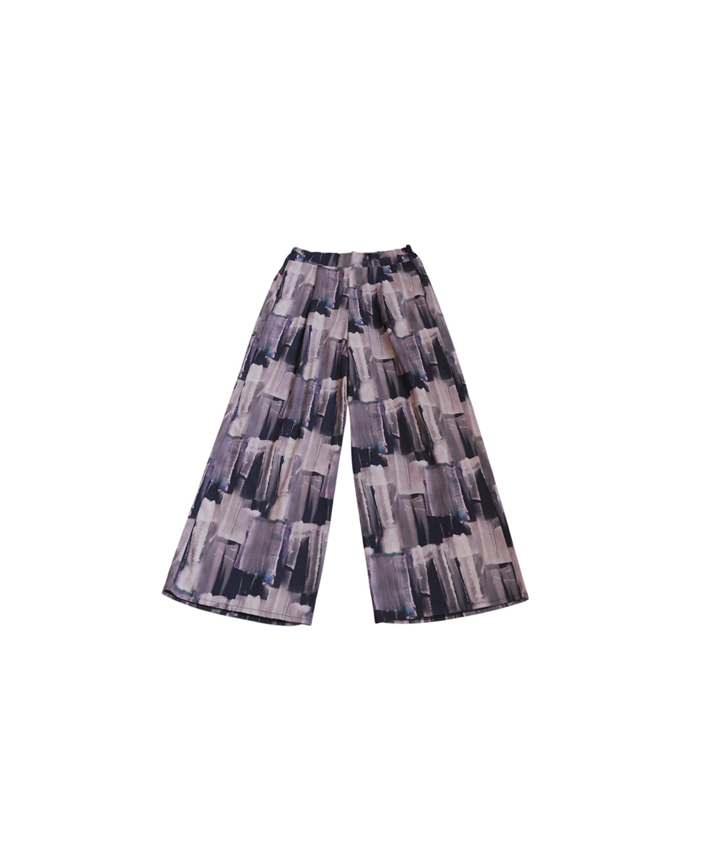 Ladies Art Print Wide Pants
