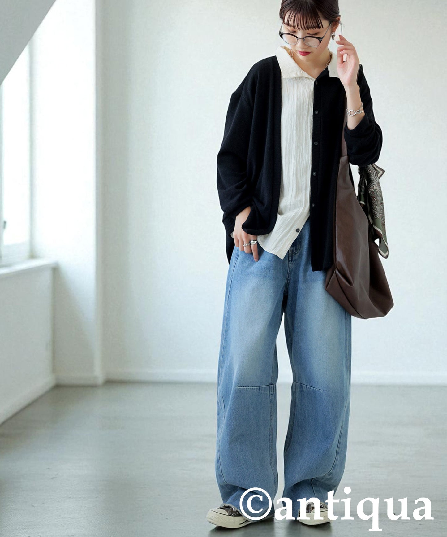 Layered Style Cardigan Ladies