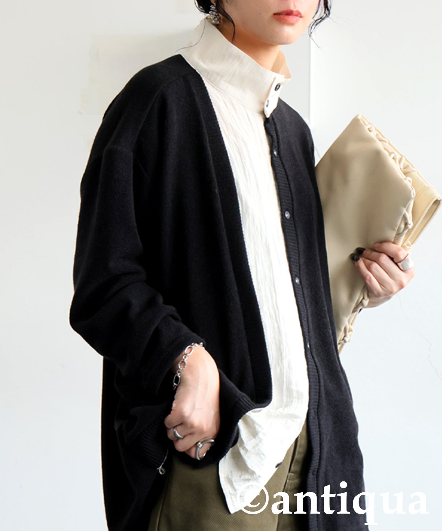 Layered Style Cardigan Ladies