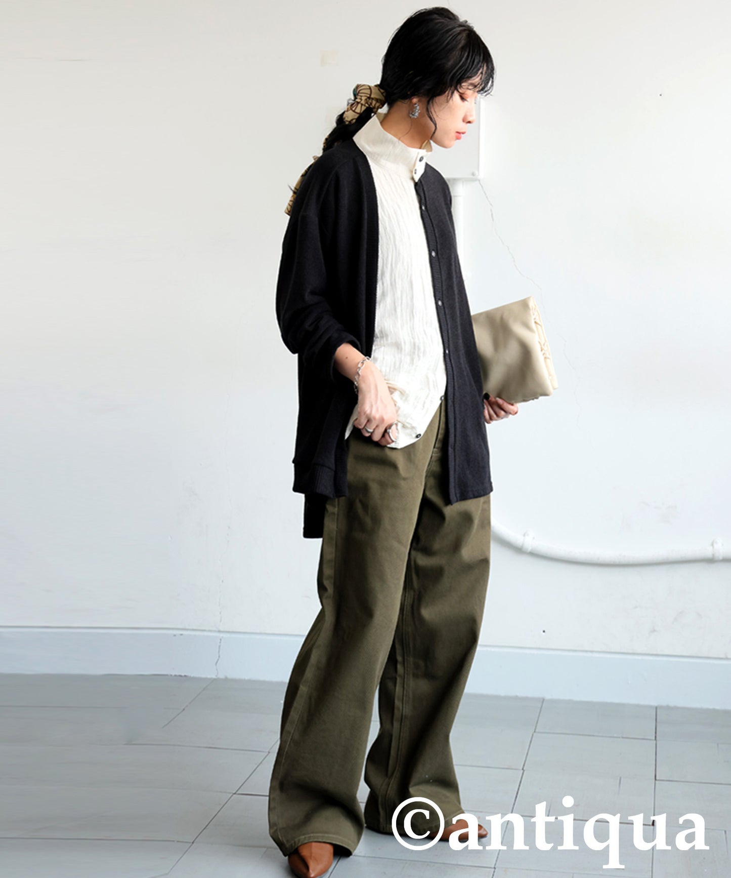 Layered Style Cardigan Ladies