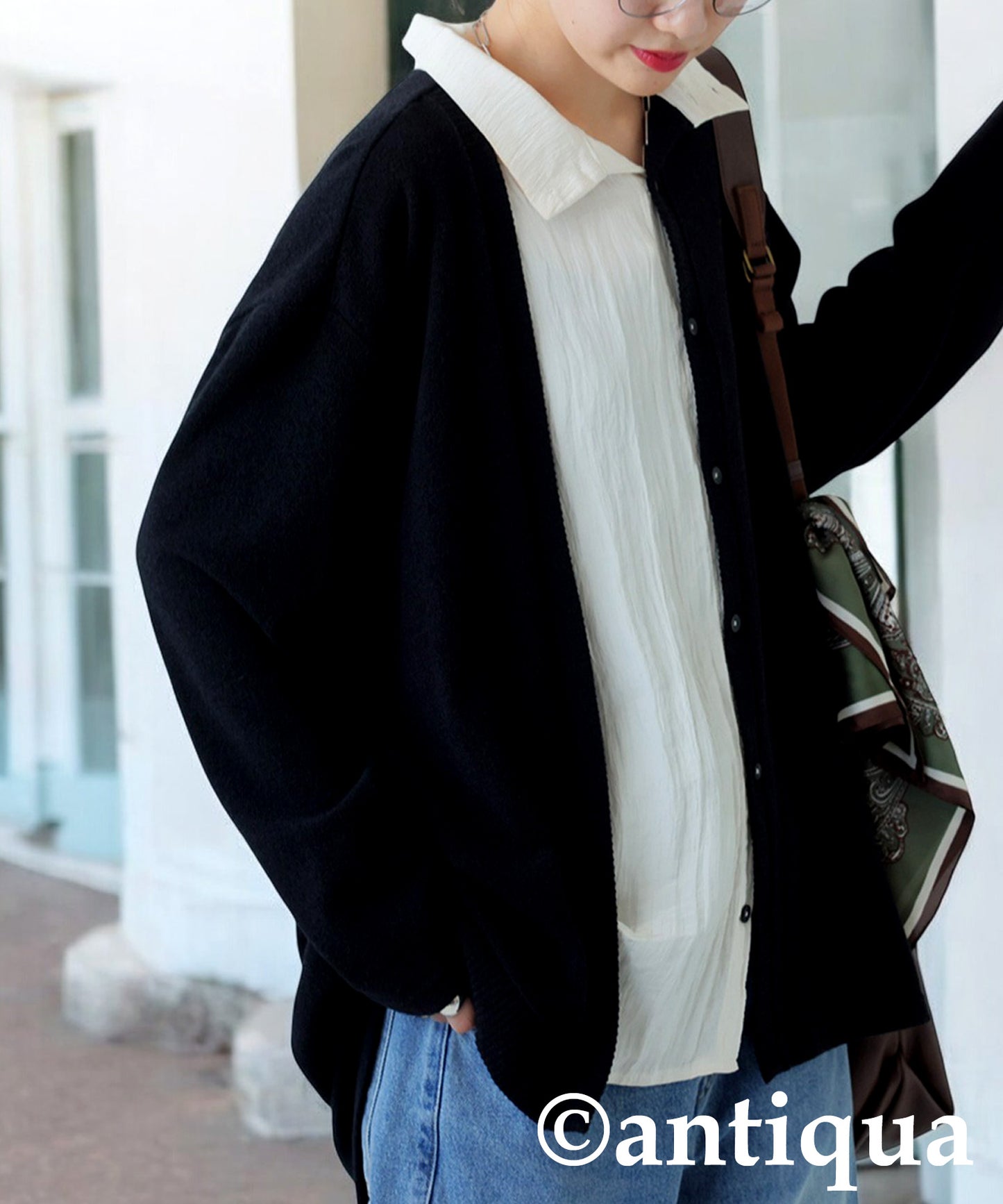 Layered Style Cardigan Ladies