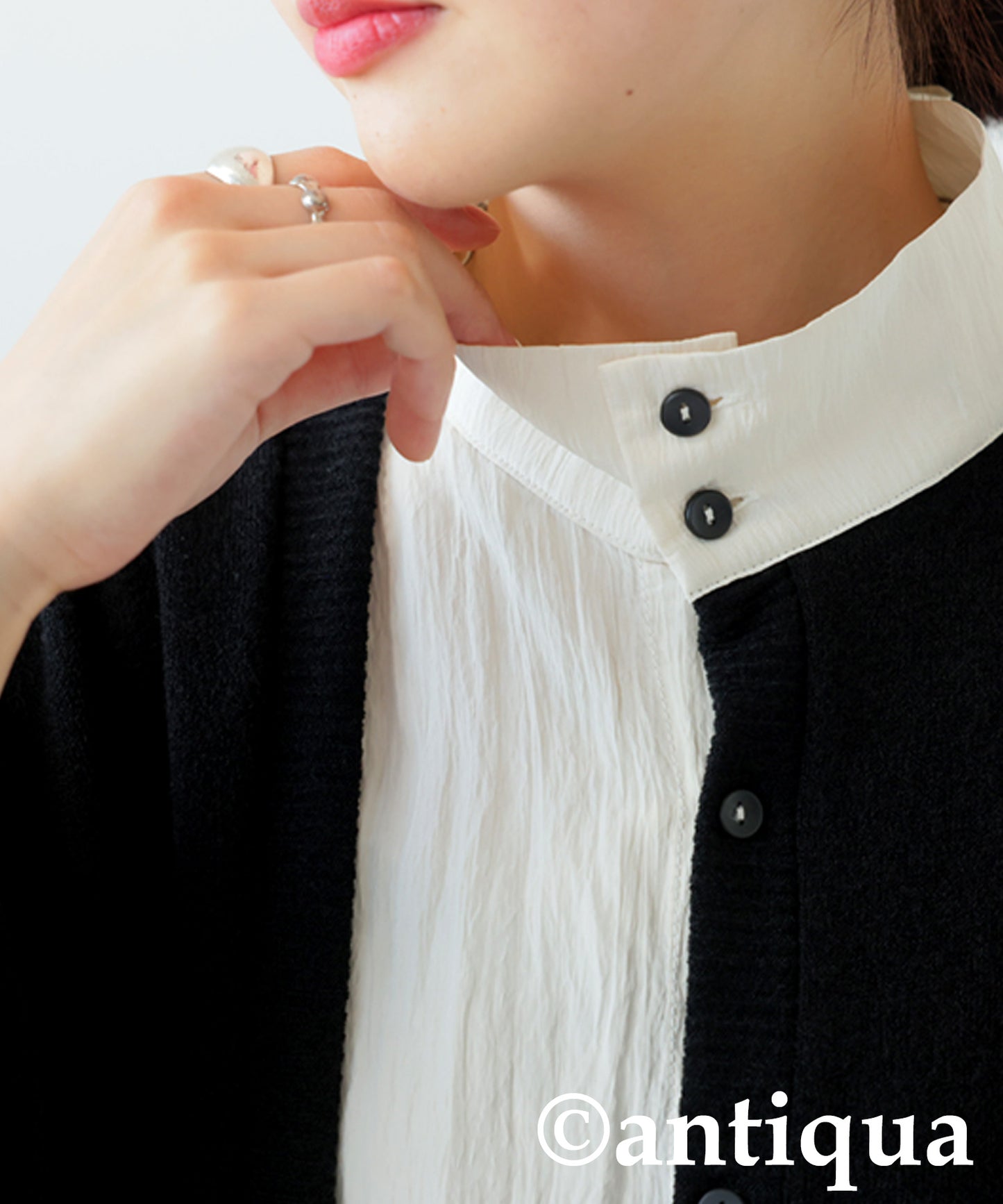 Layered Style Cardigan Ladies