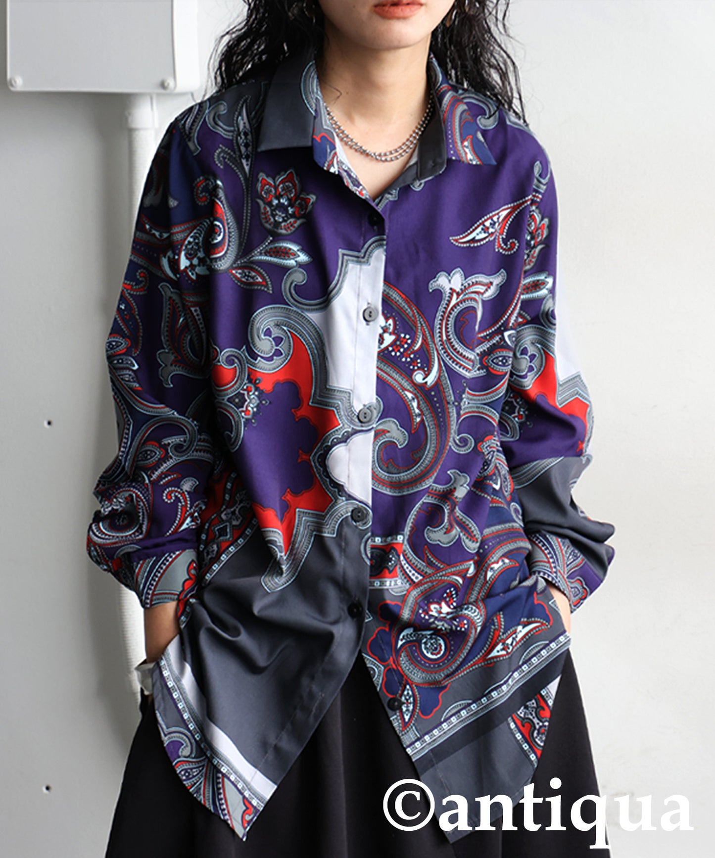 Paisley Print Shirt Ladies