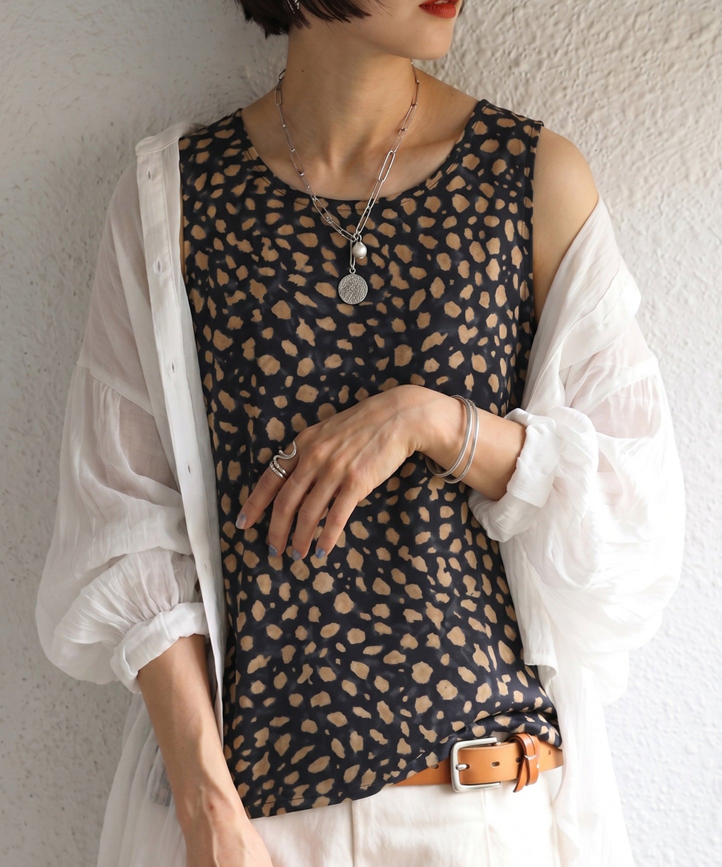 Animal Print Tank Top Ladies