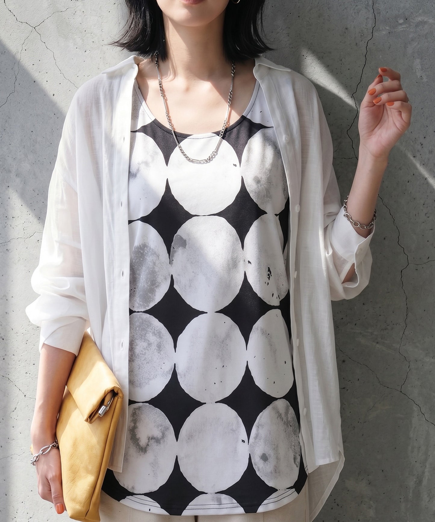 Watercolor Polka Dot Tank Top Ladies