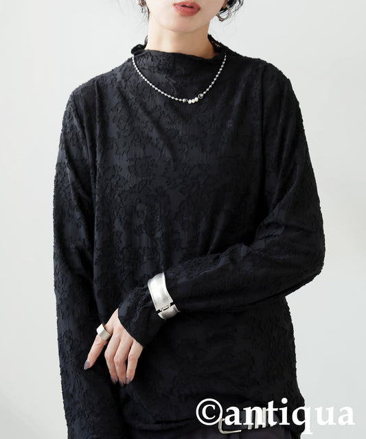 Lace-Like Sheer Top Ladies