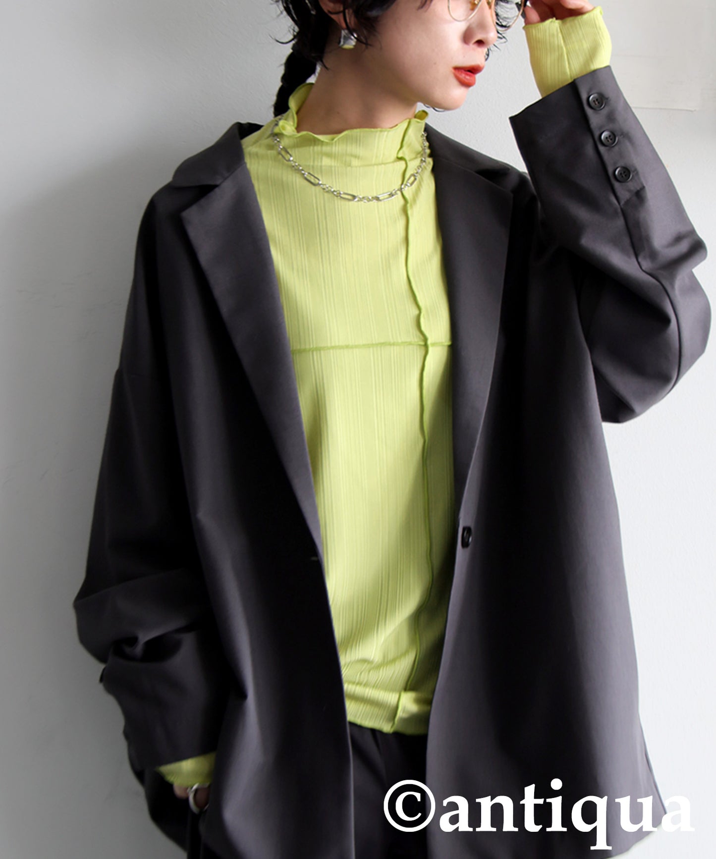Cross Sheer Long Sleeve Top Ladies