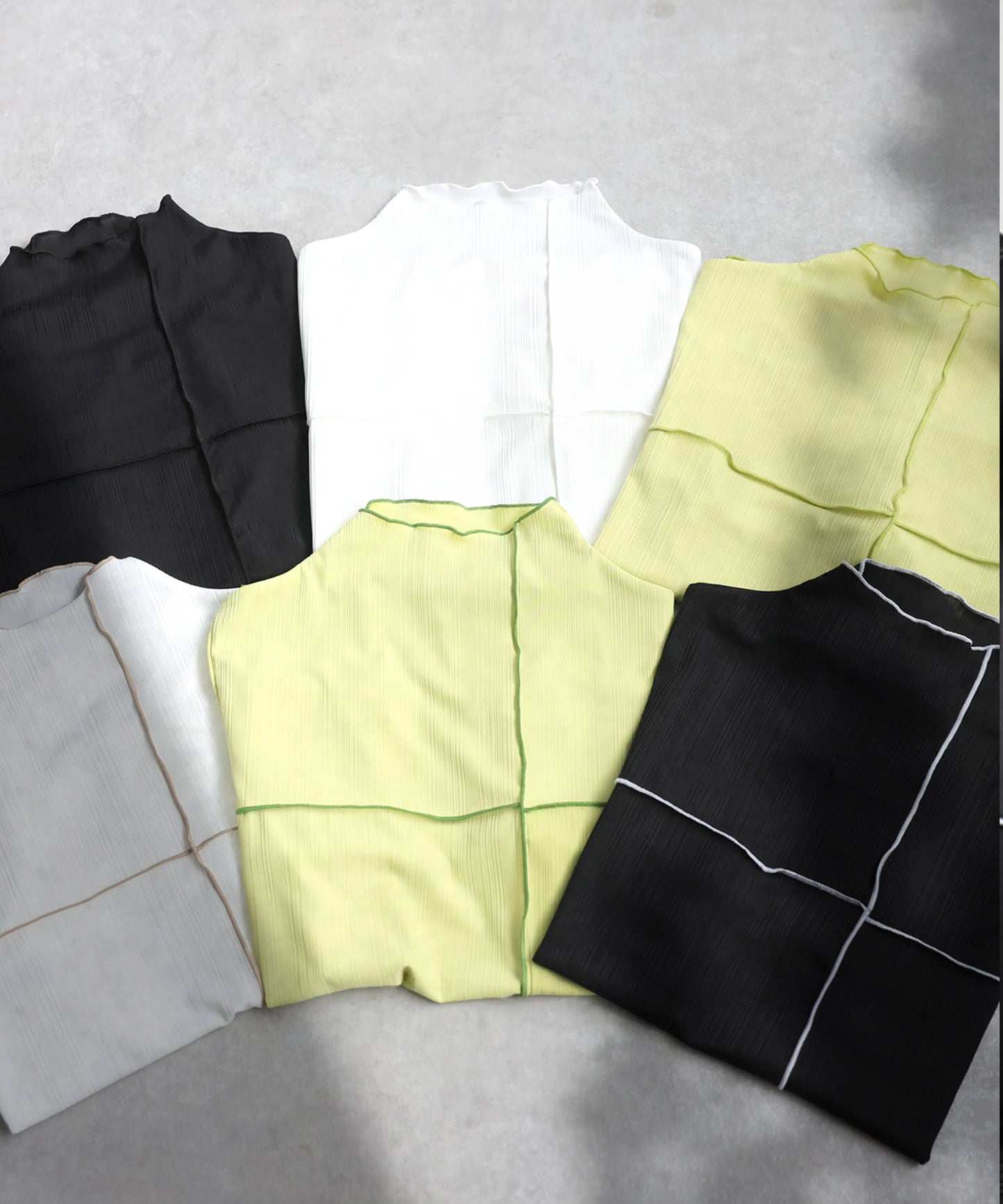 Cross Sheer Long Sleeve Top Ladies