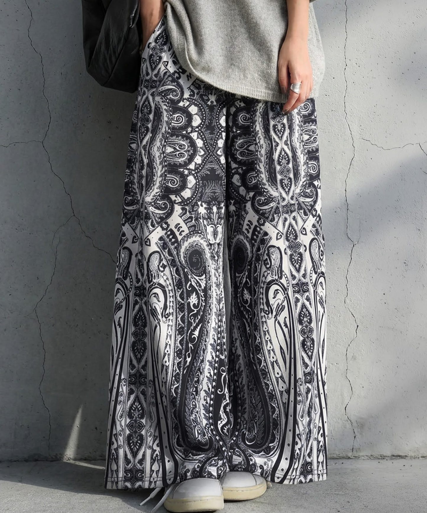 Short-Sleeved Floral Print Long Shirt Dress Ladies