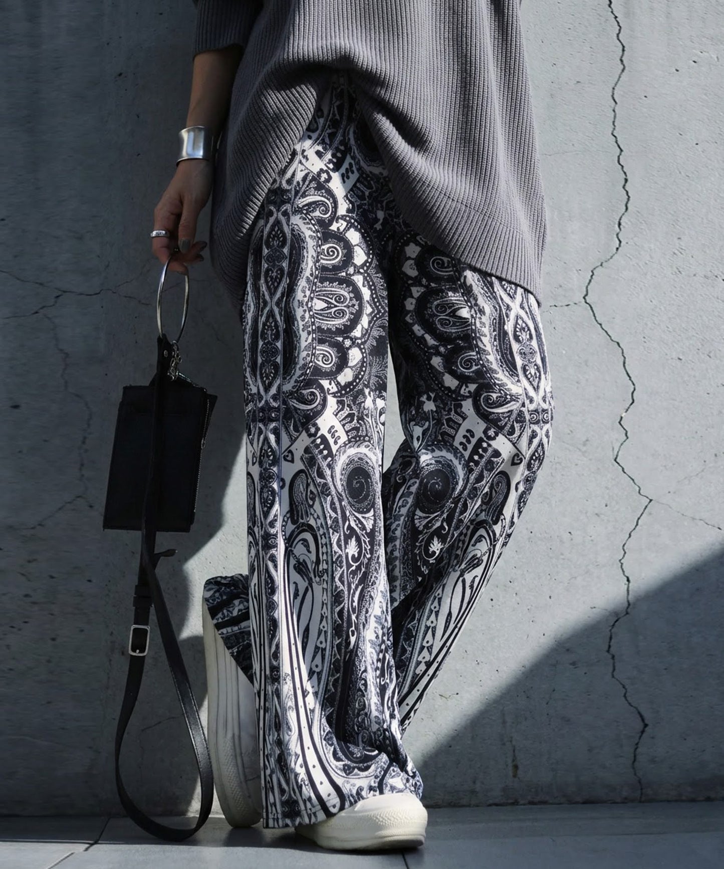 Short-Sleeved Floral Print Long Shirt Dress Ladies