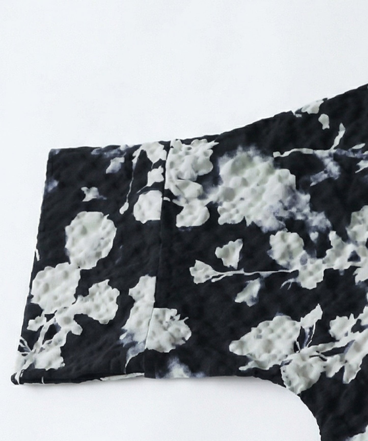 Short-Sleeved Floral Print Long Shirt Dress Ladies