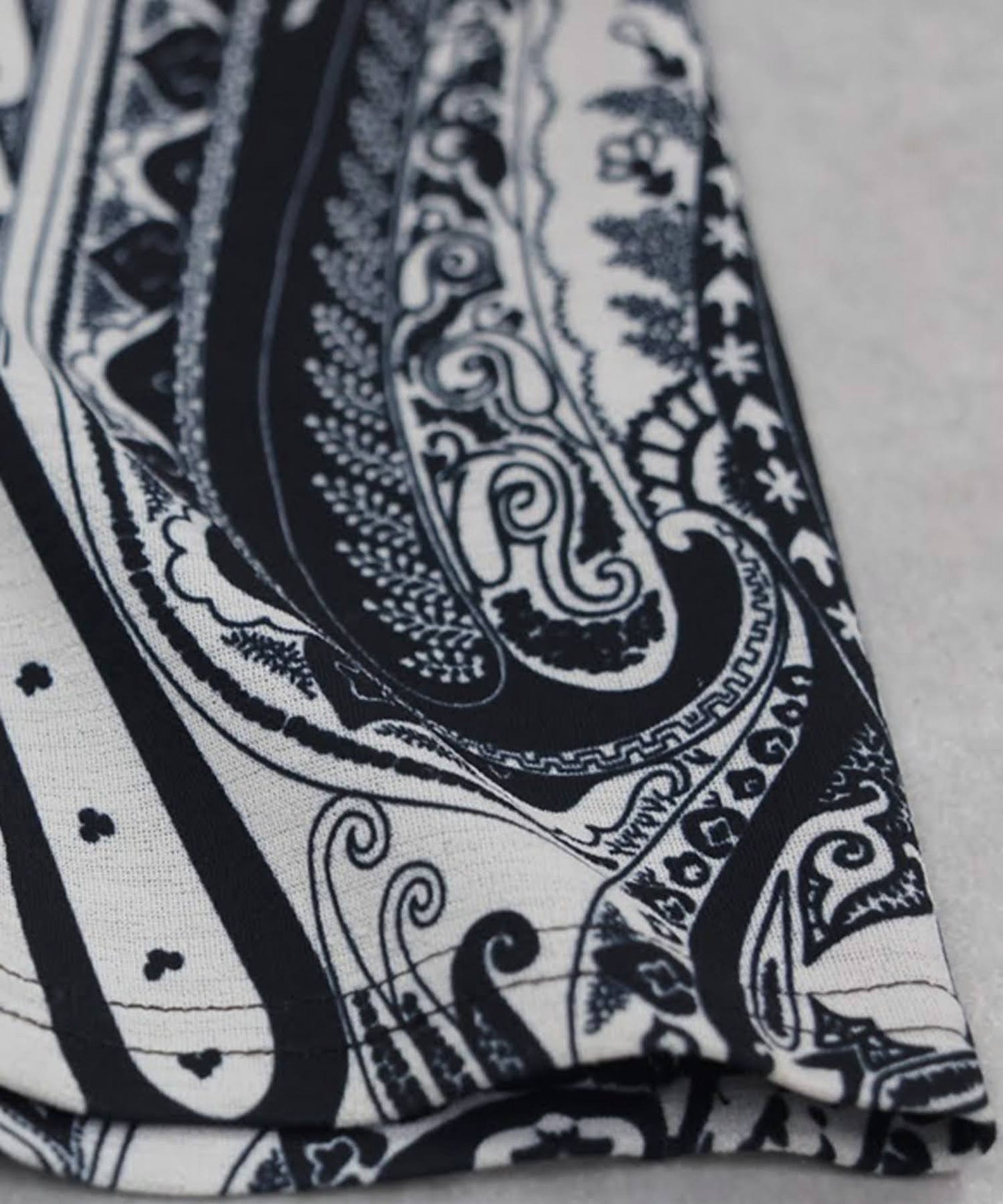 Short-Sleeved Floral Print Long Shirt Dress Ladies