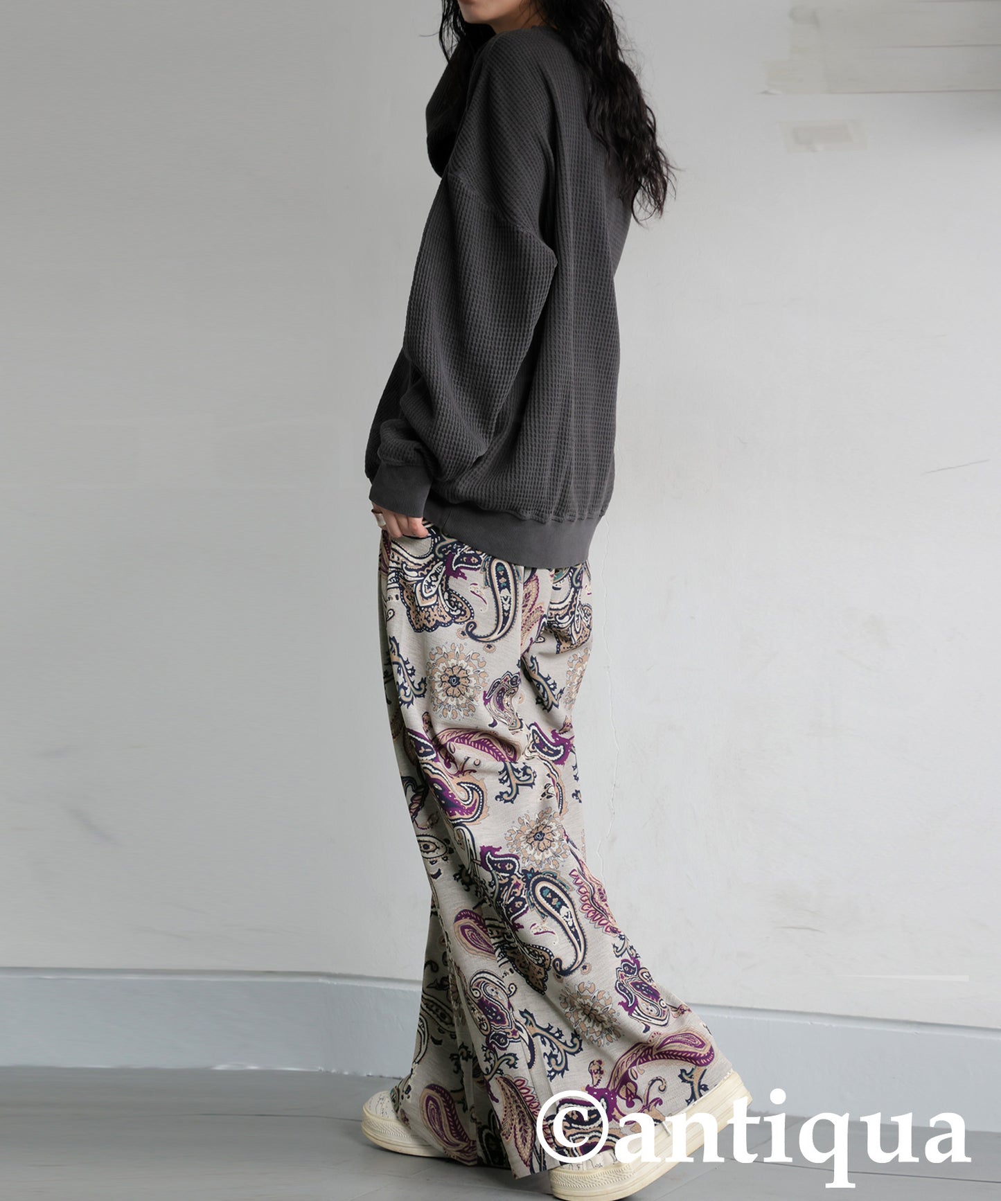 Paisley Pattern Pants Ladies