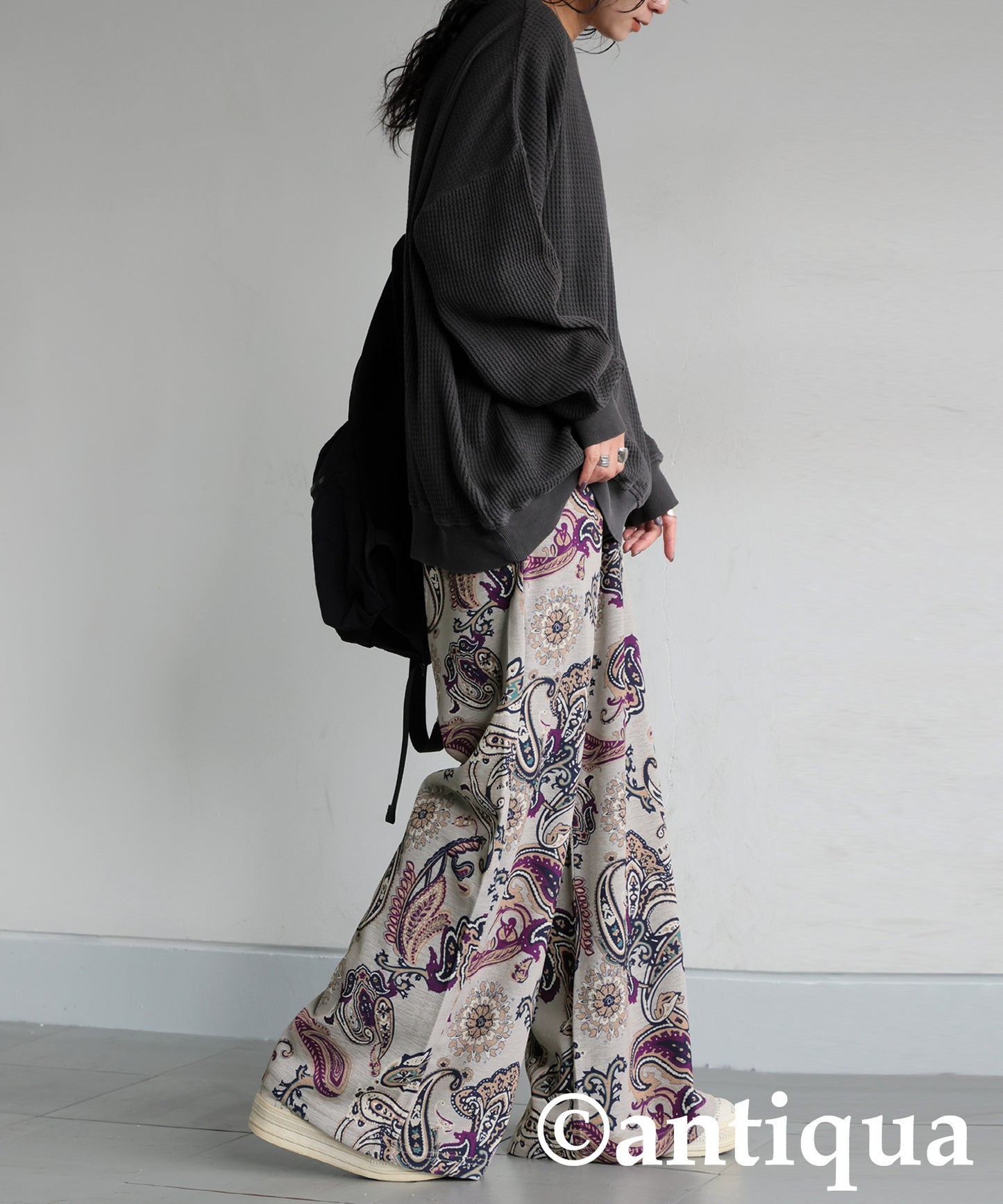 Paisley Pattern Pants Ladies