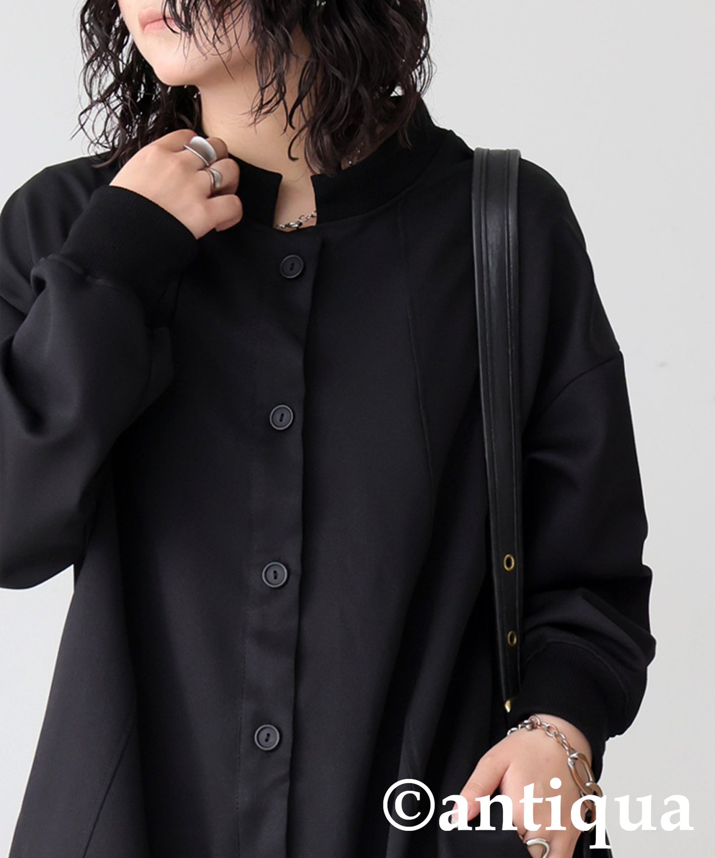 Long-Sleeved Shirt Dress Ladies