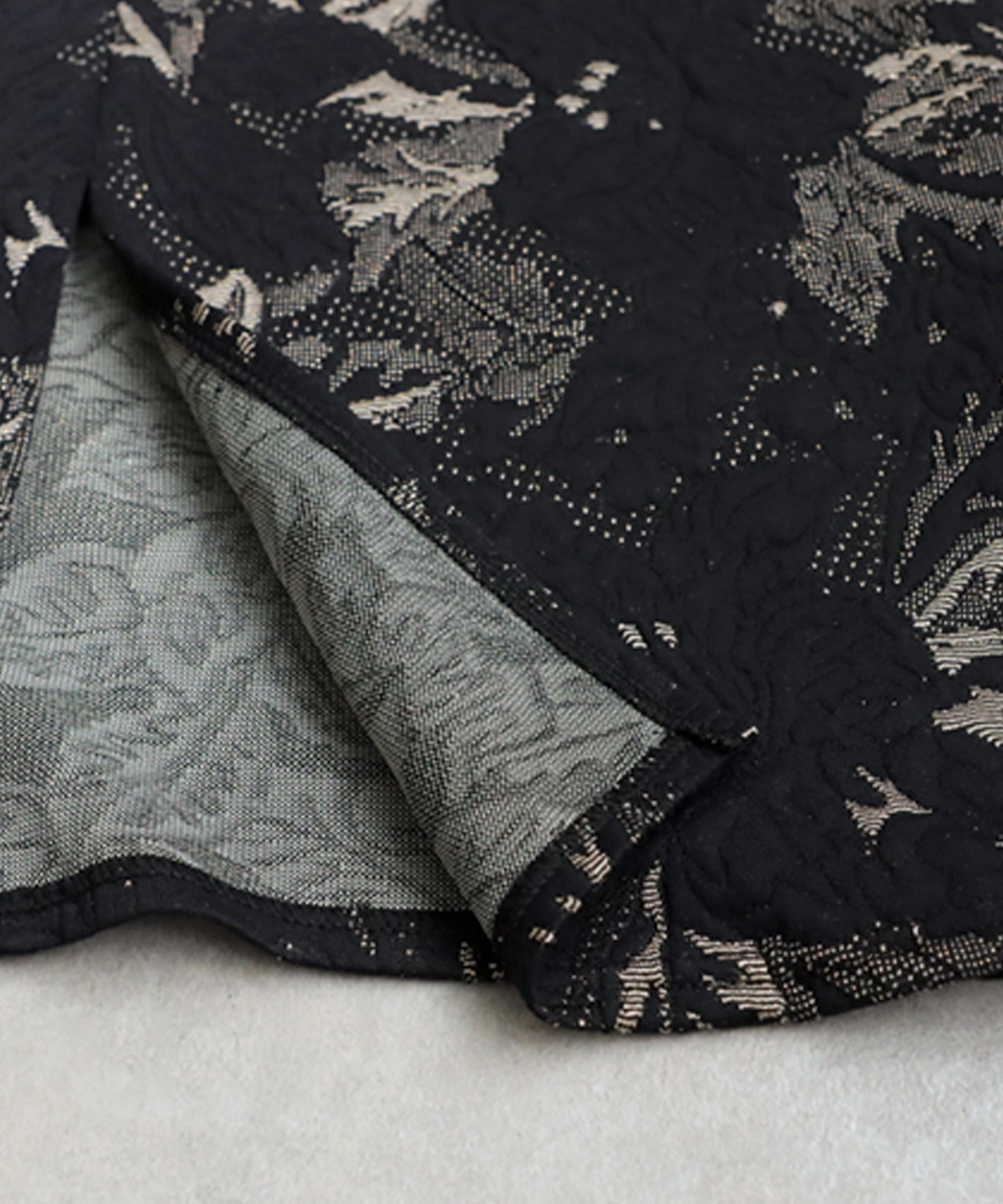 Botanical Jacquard Long Skirt Ladies