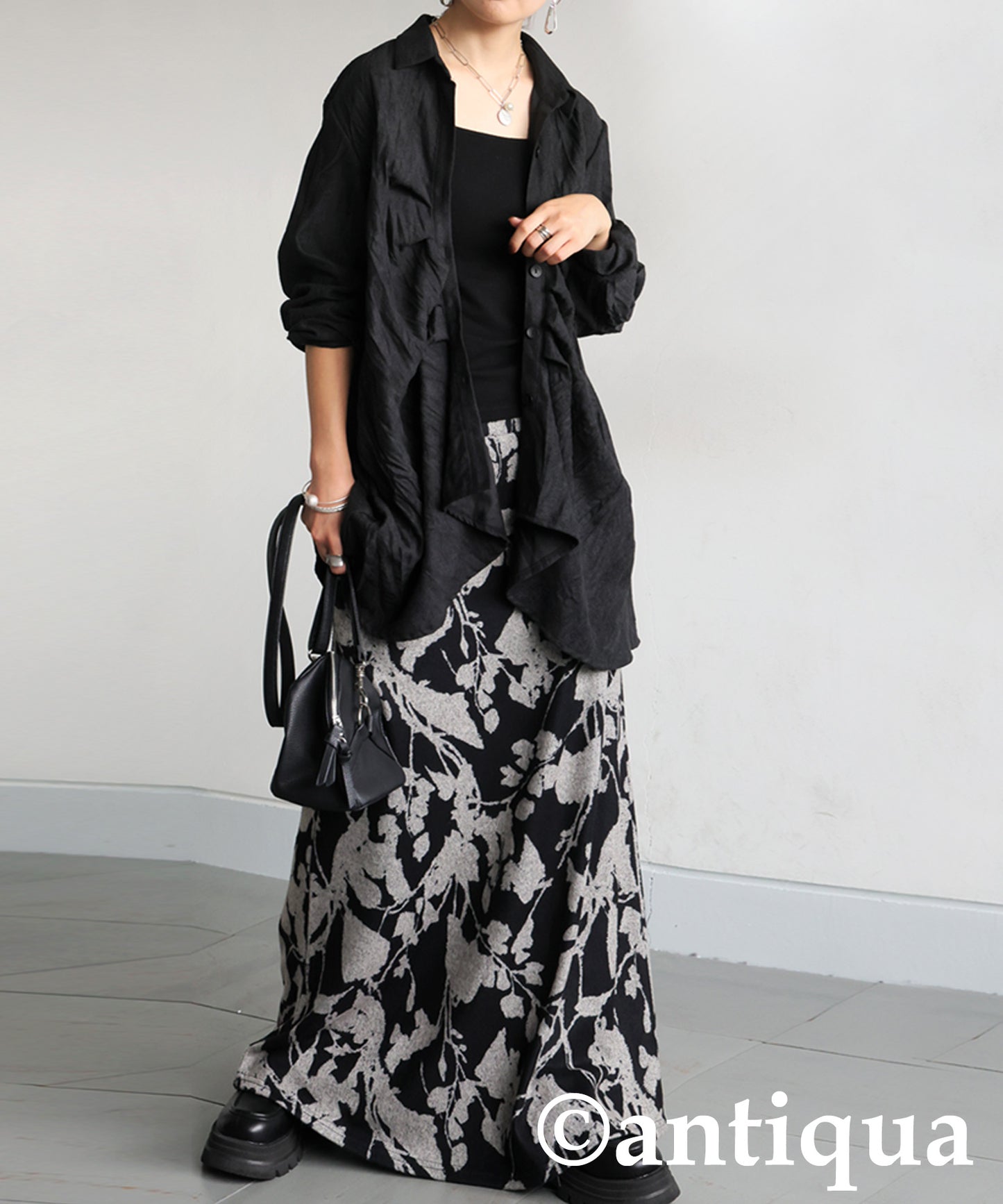 Wrinkled Tuck Shirt Ladies