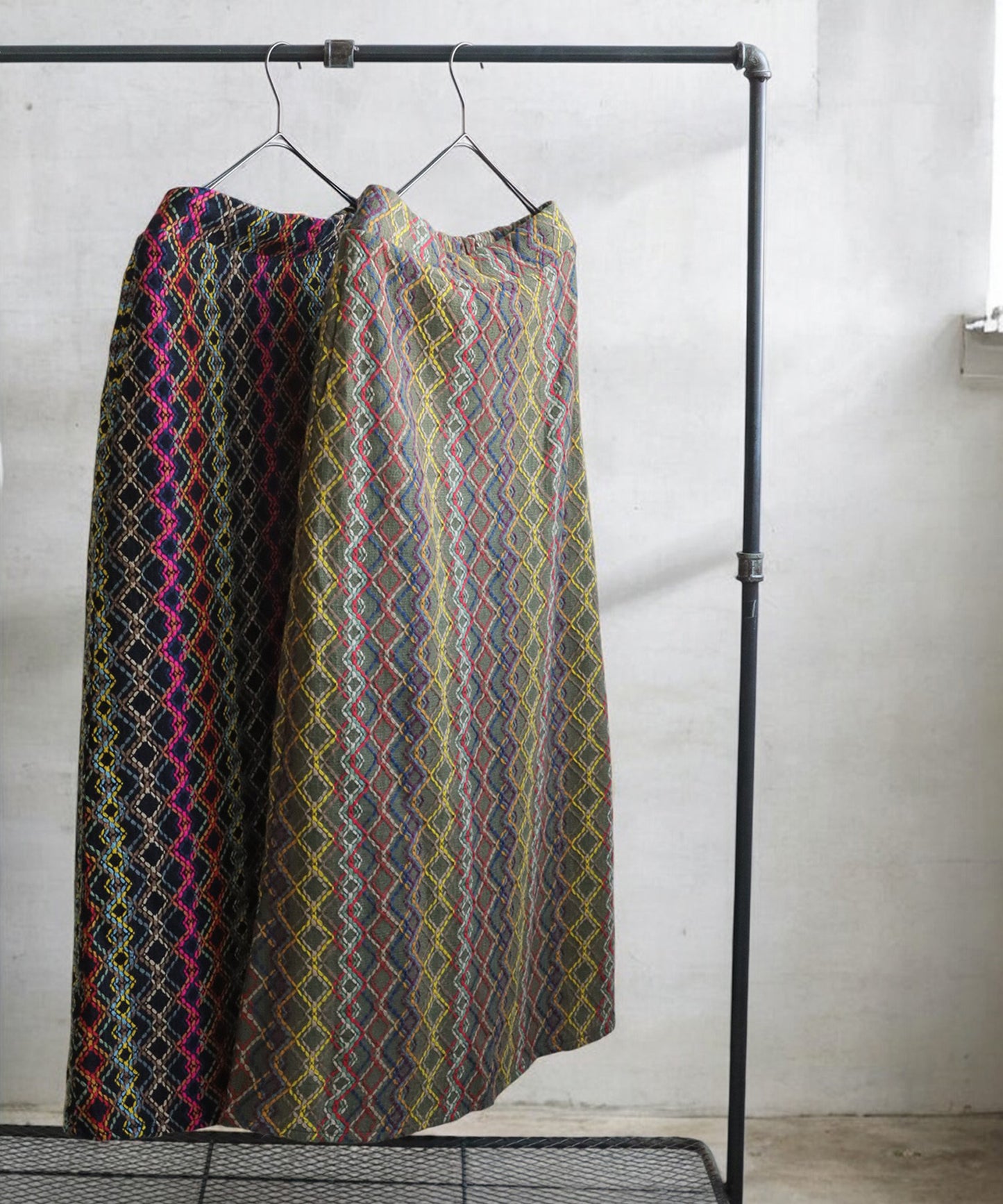 Botanical Jacquard Long Skirt Ladies