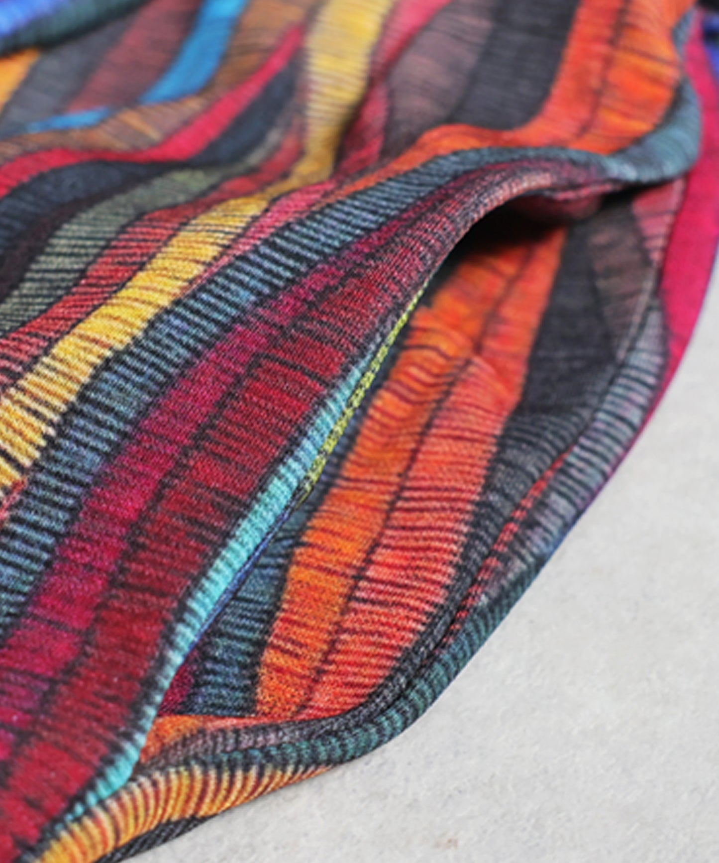 Wave Pattern Wide Pants Ladies