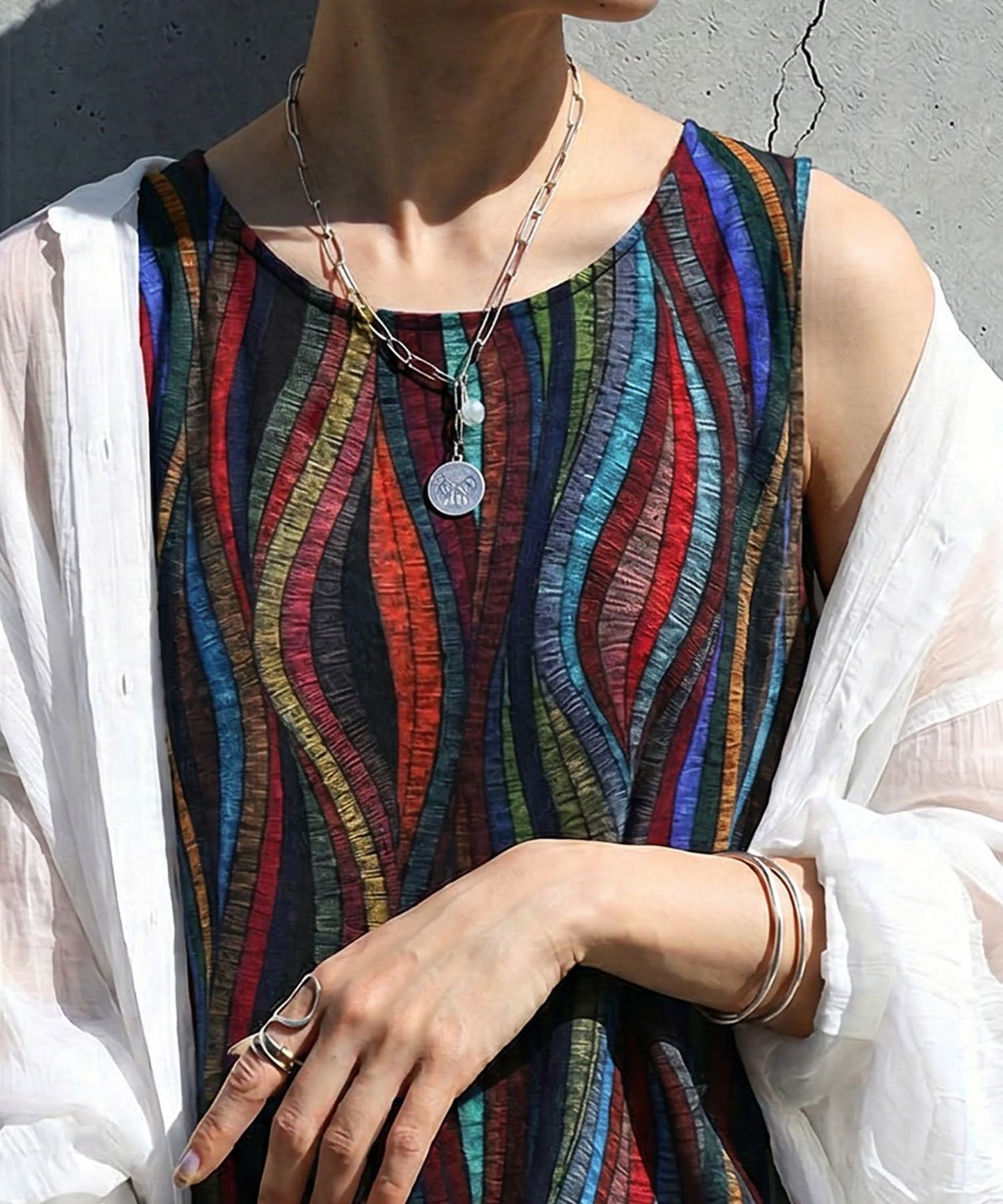 Art Print Tank Top Ladies