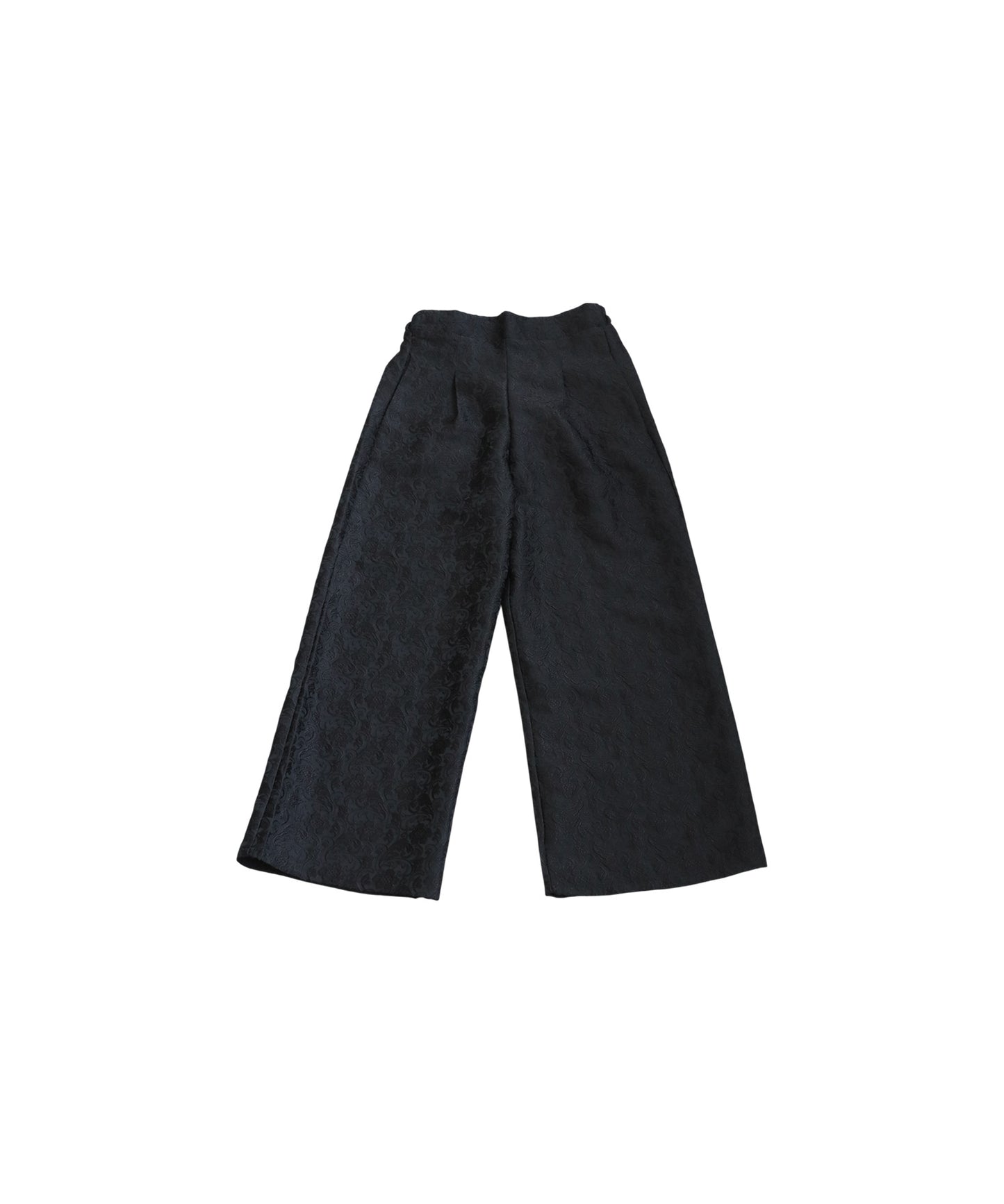 Jacquard Wide Straight Pants Ladies