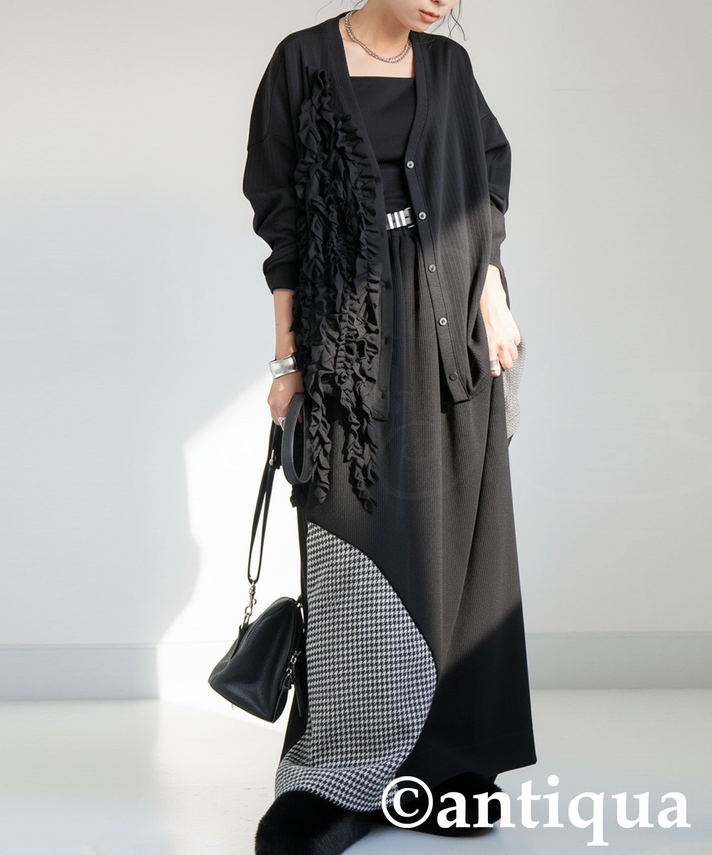 Frilled Cardigan Ladies