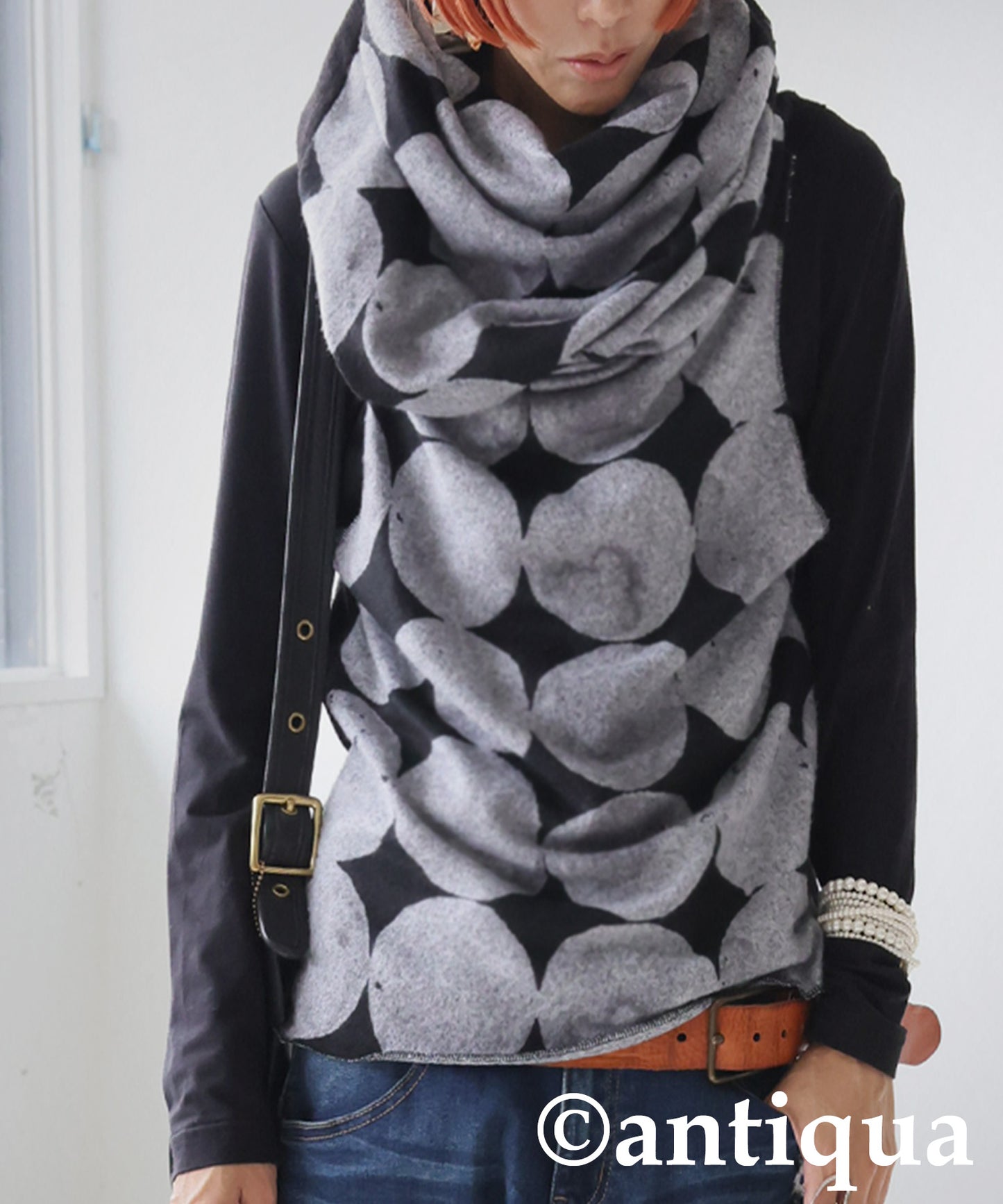Polka Dot 4-Way Snood Ladies