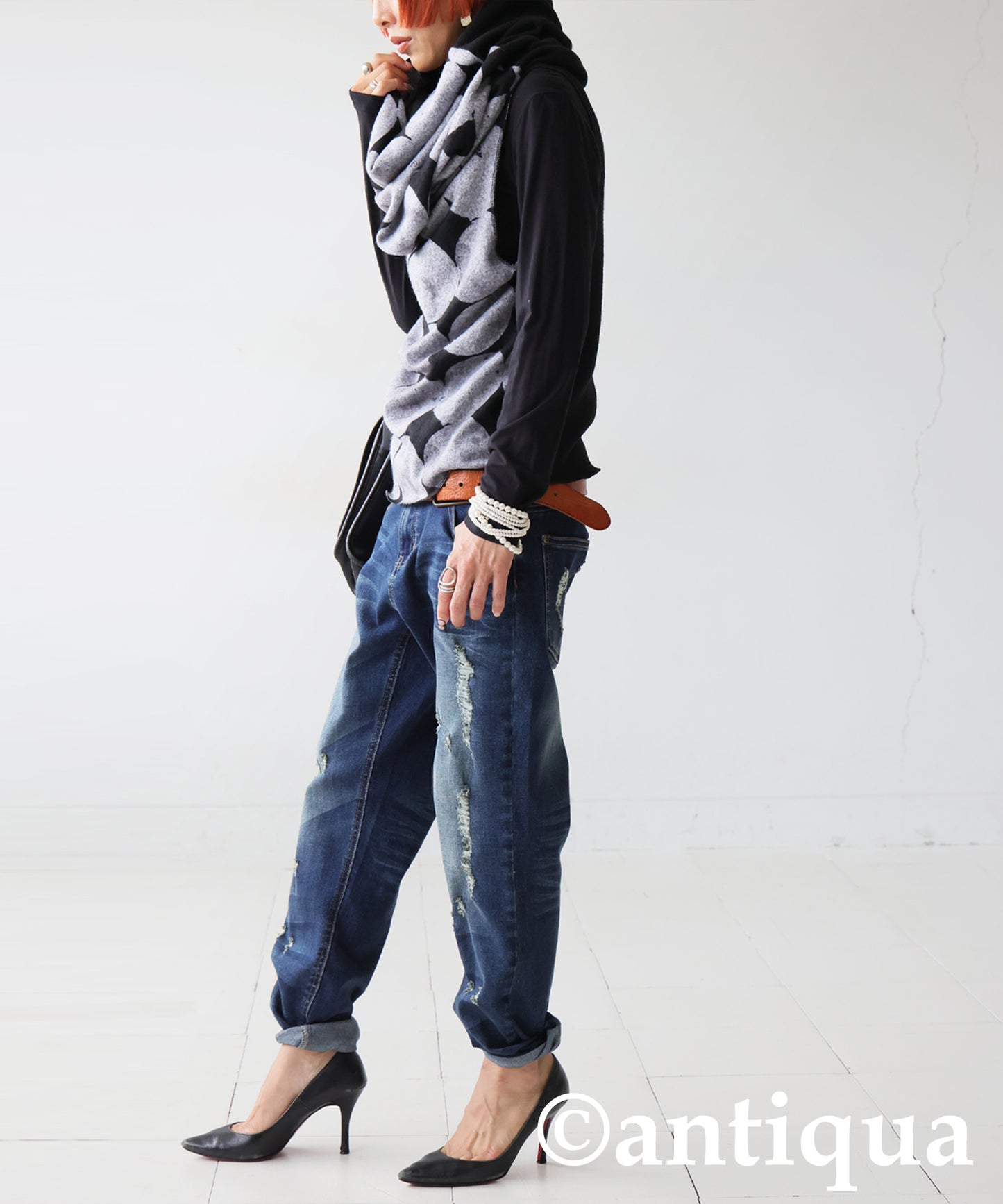 Polka Dot 4-Way Snood Ladies