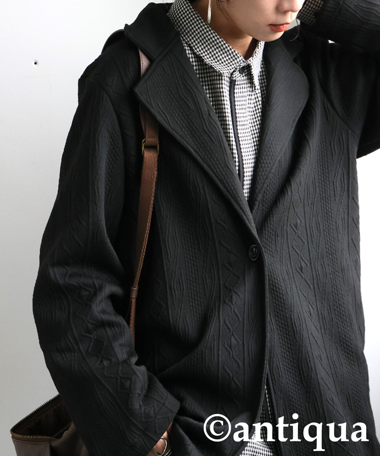 Jacquard Tailored Jacket Ladies