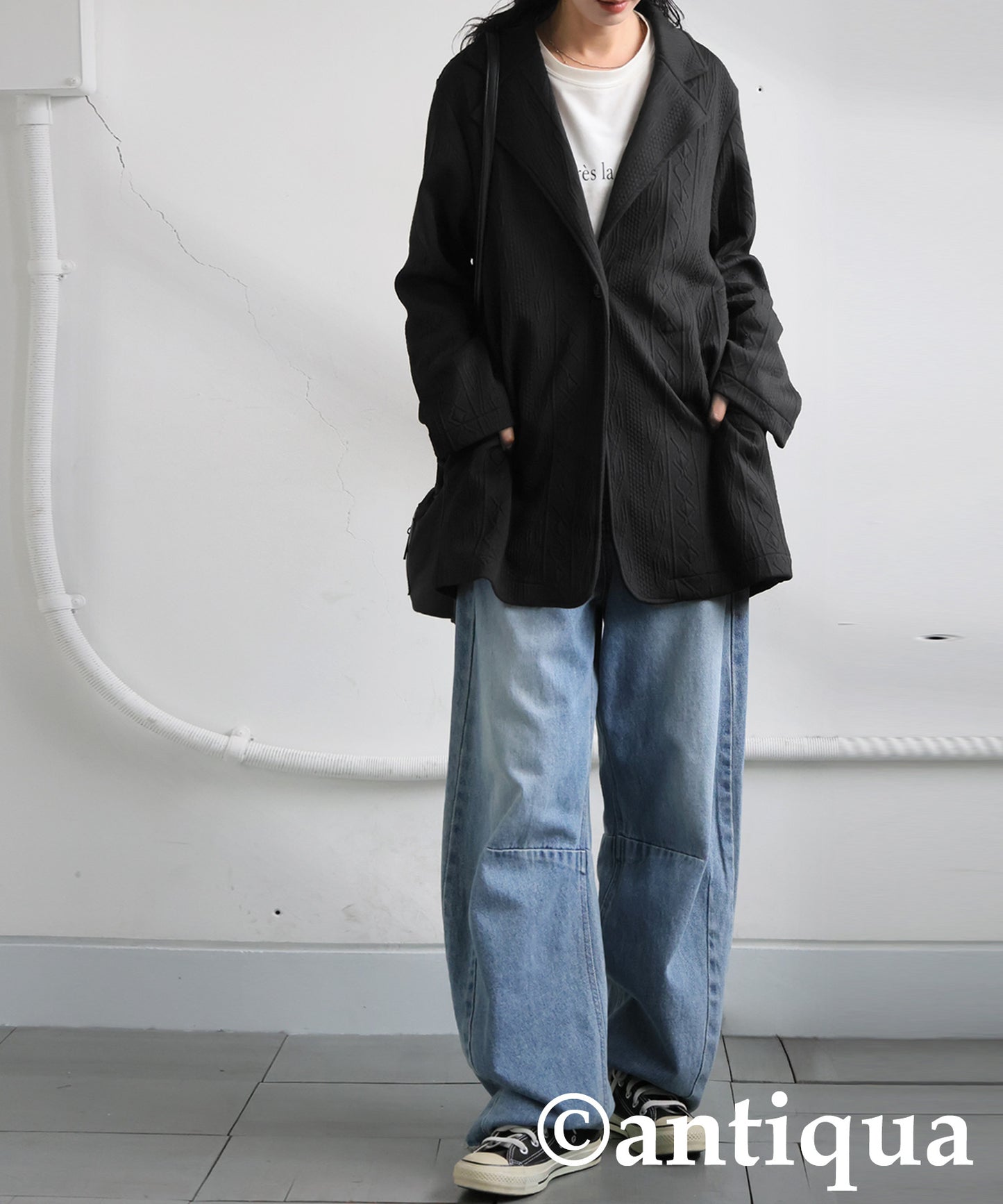 Jacquard Tailored Jacket Ladies