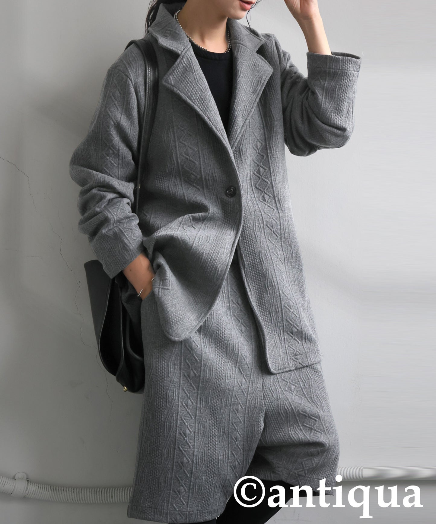 Jacquard Tailored Jacket Ladies