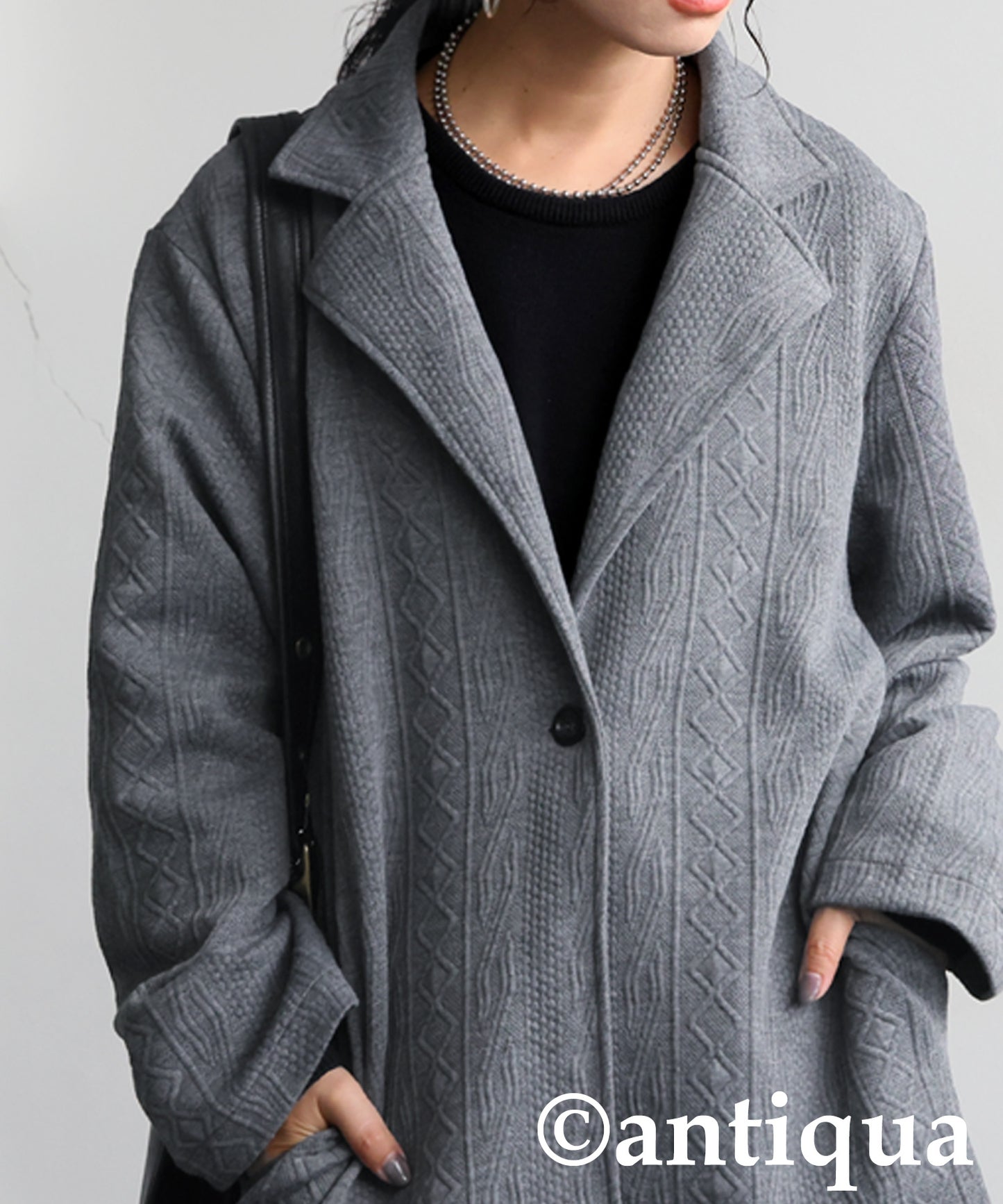 Jacquard Tailored Jacket Ladies