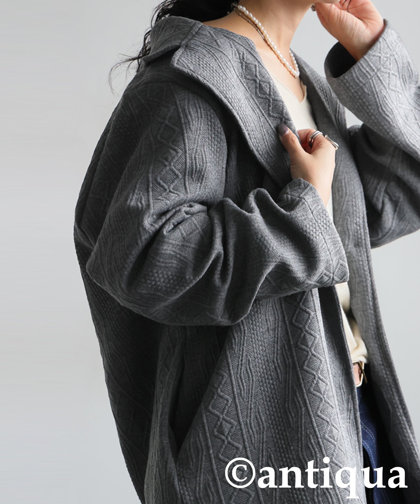 Jacquard Tailored Jacket Ladies