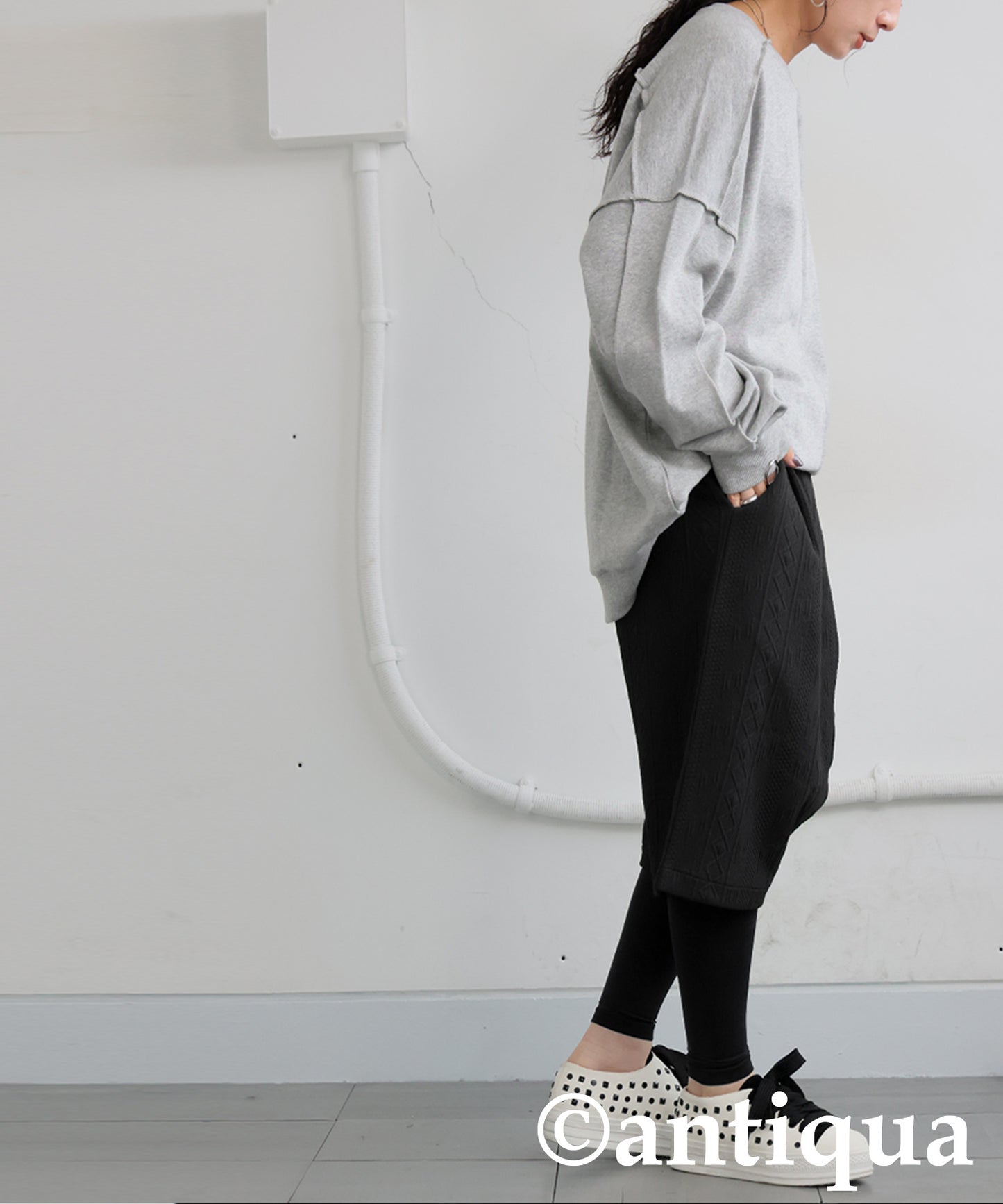 3D Patterned Sarouel Shorts Ladies