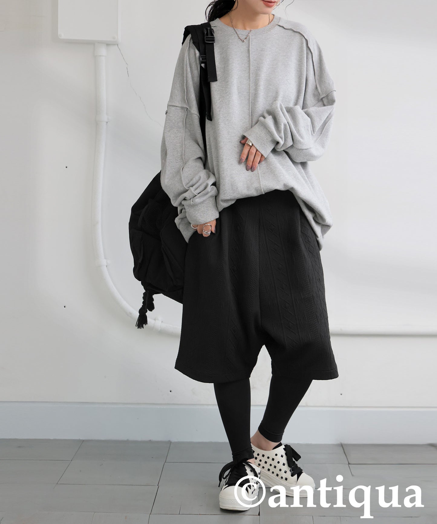 3D Patterned Sarouel Shorts Ladies