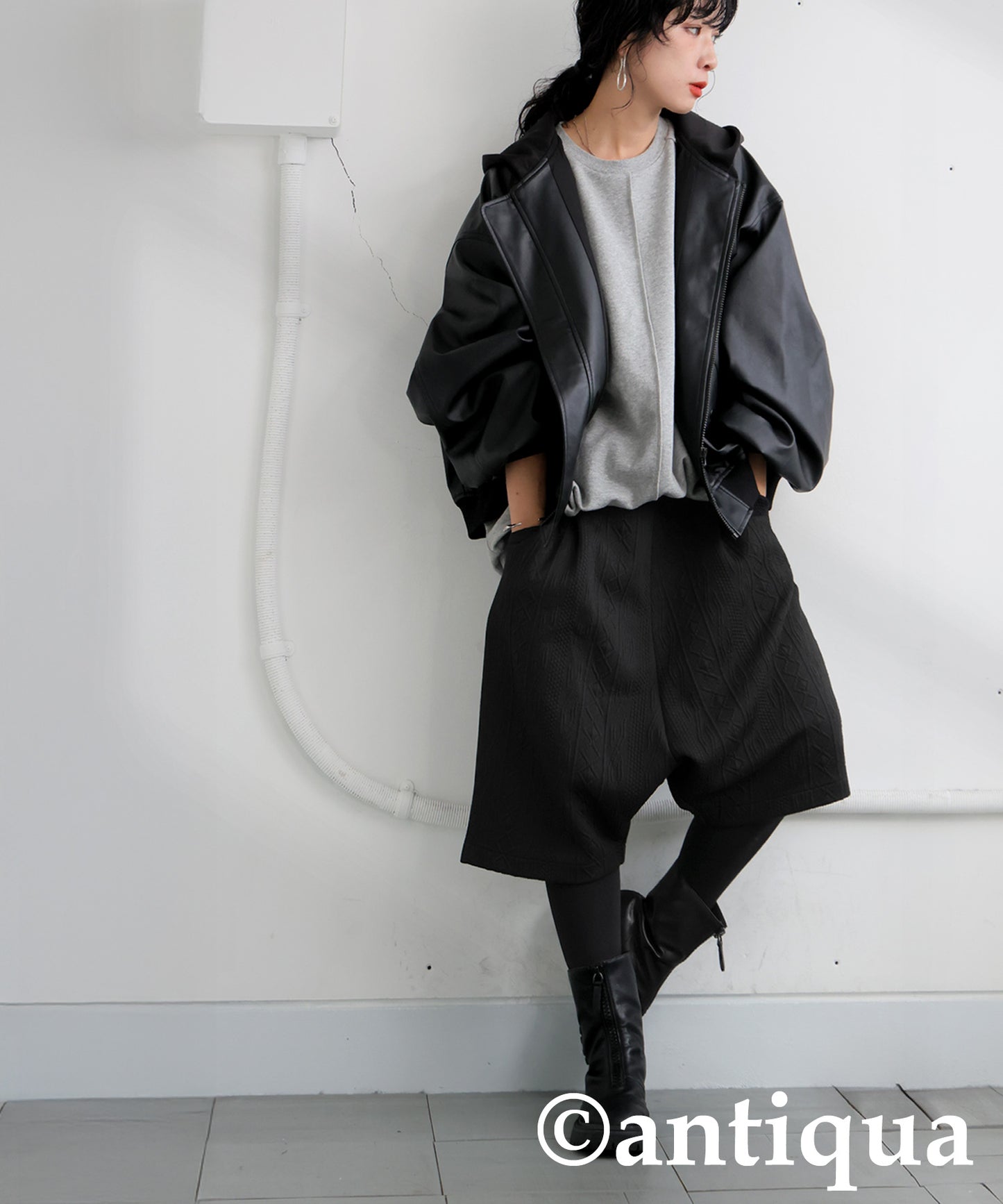 3D Patterned Sarouel Shorts Ladies