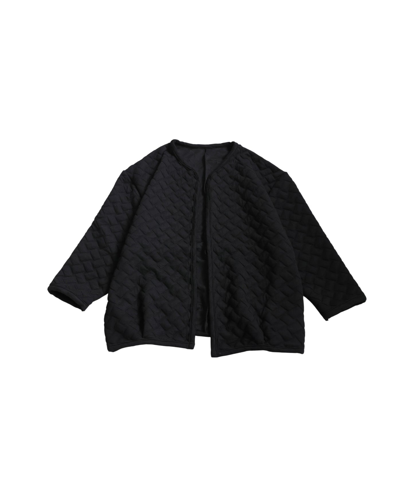 Quilted Long-Sleeved Cardigan Ladies