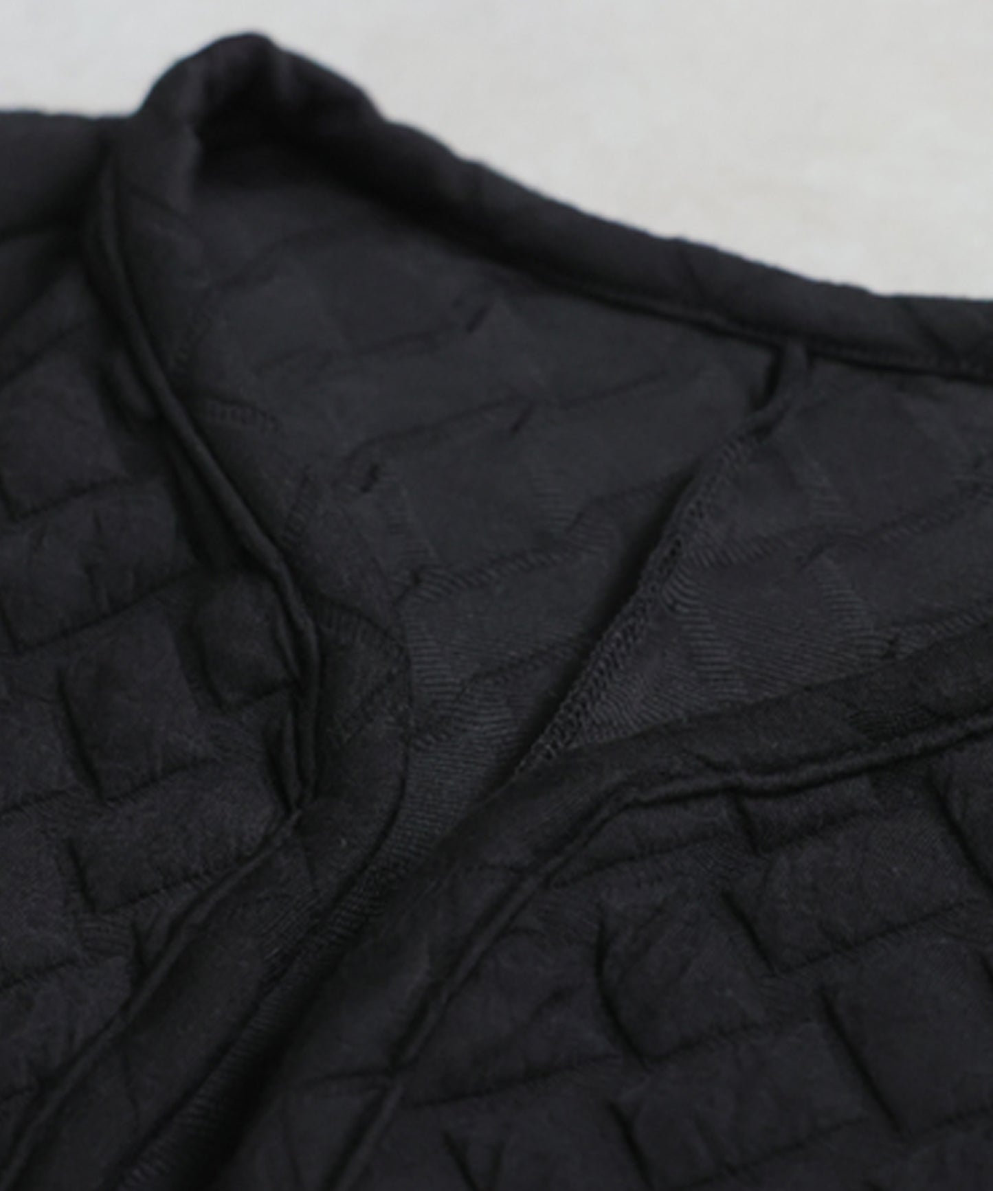 Quilted Long-Sleeved Cardigan Ladies