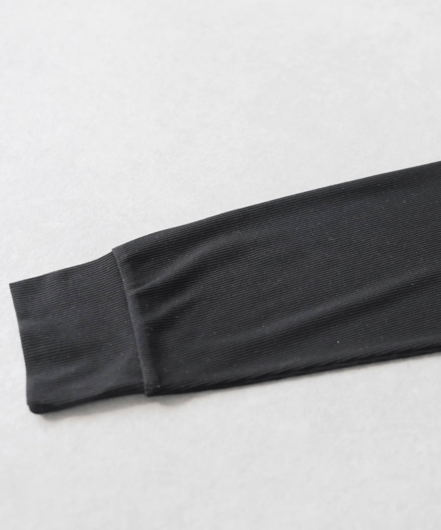 Mixed Material Dolman Long T-Shirt Ladies